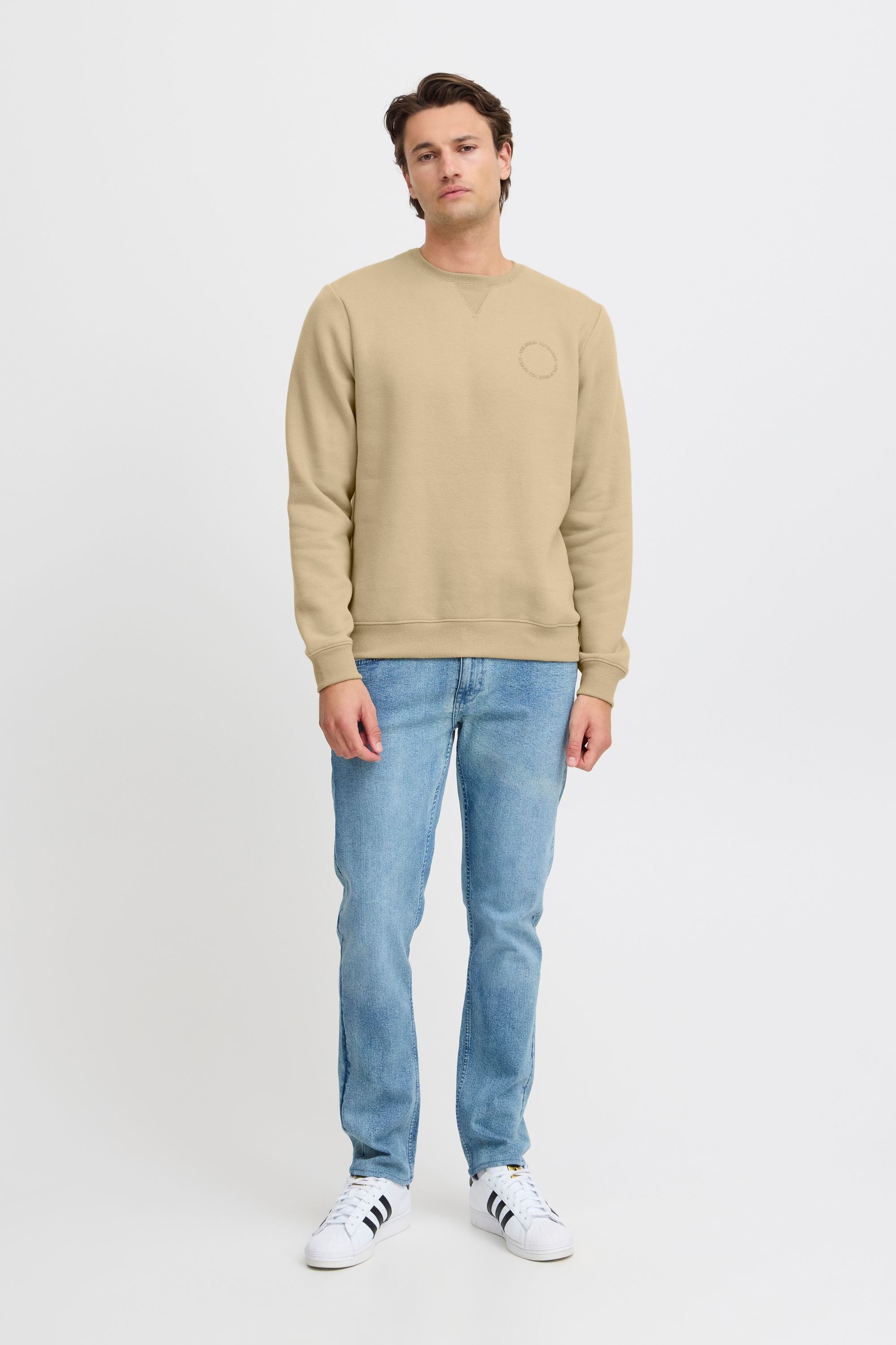 Blend Rundhalspullover »BHSweatshirt« Klassischer Sweatpullover mit Rundhalsausschnitt