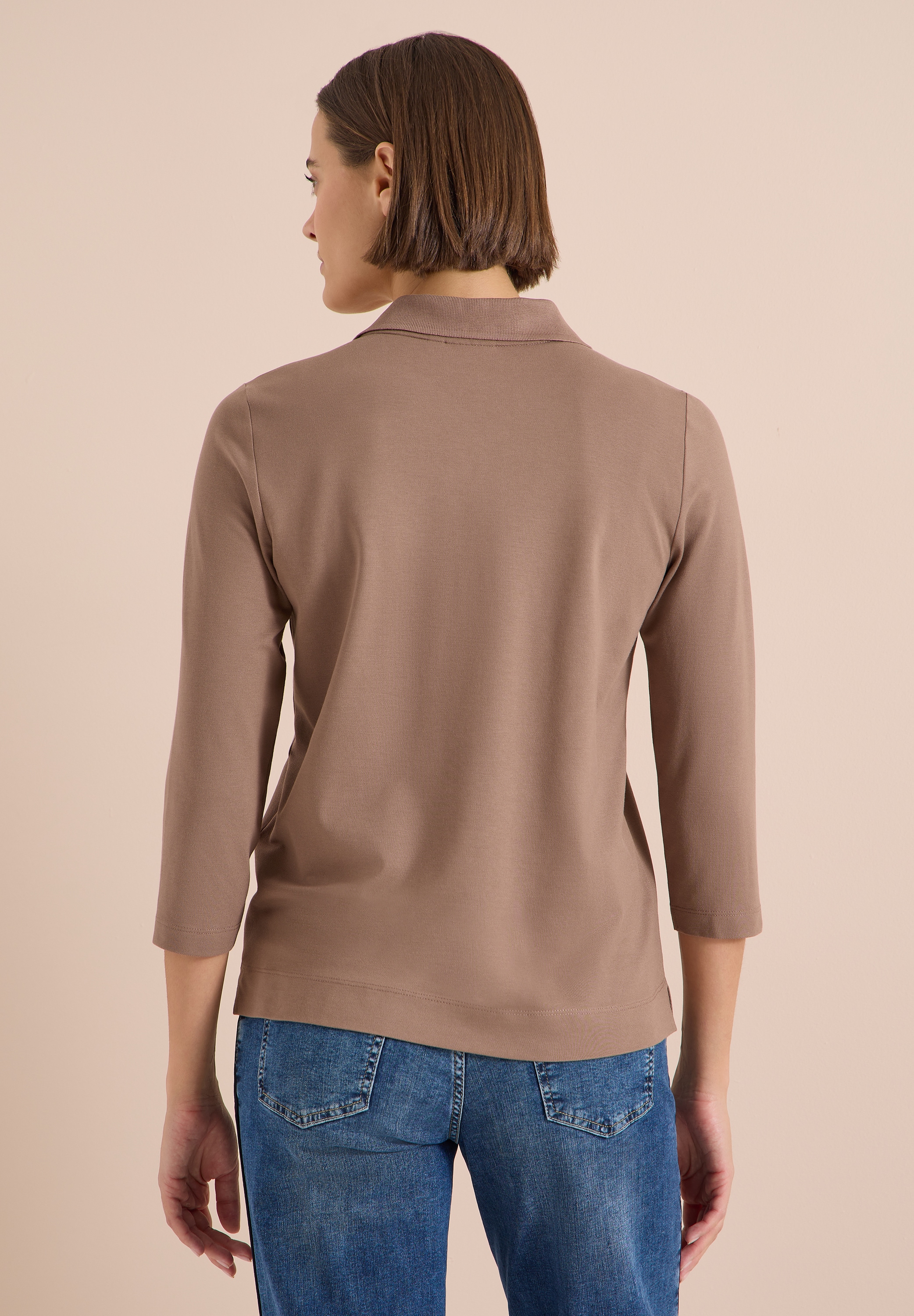 Cecil Poloshirt mit 3/4 Ärmeln