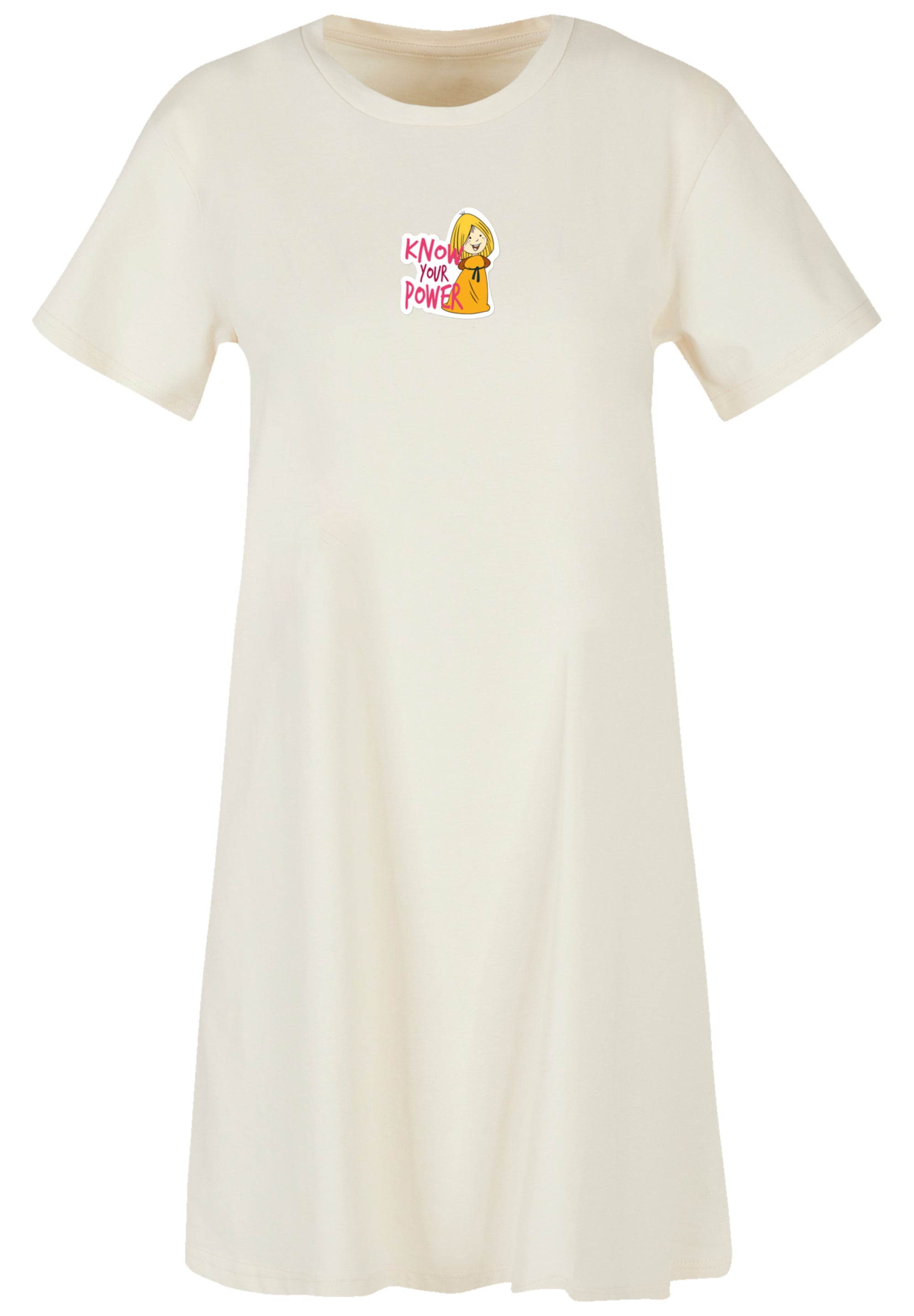 F4NT4STIC Shirtkleid »Wickie Know Your Power«, Premium Qualität, Nostalgie, Kinderserie