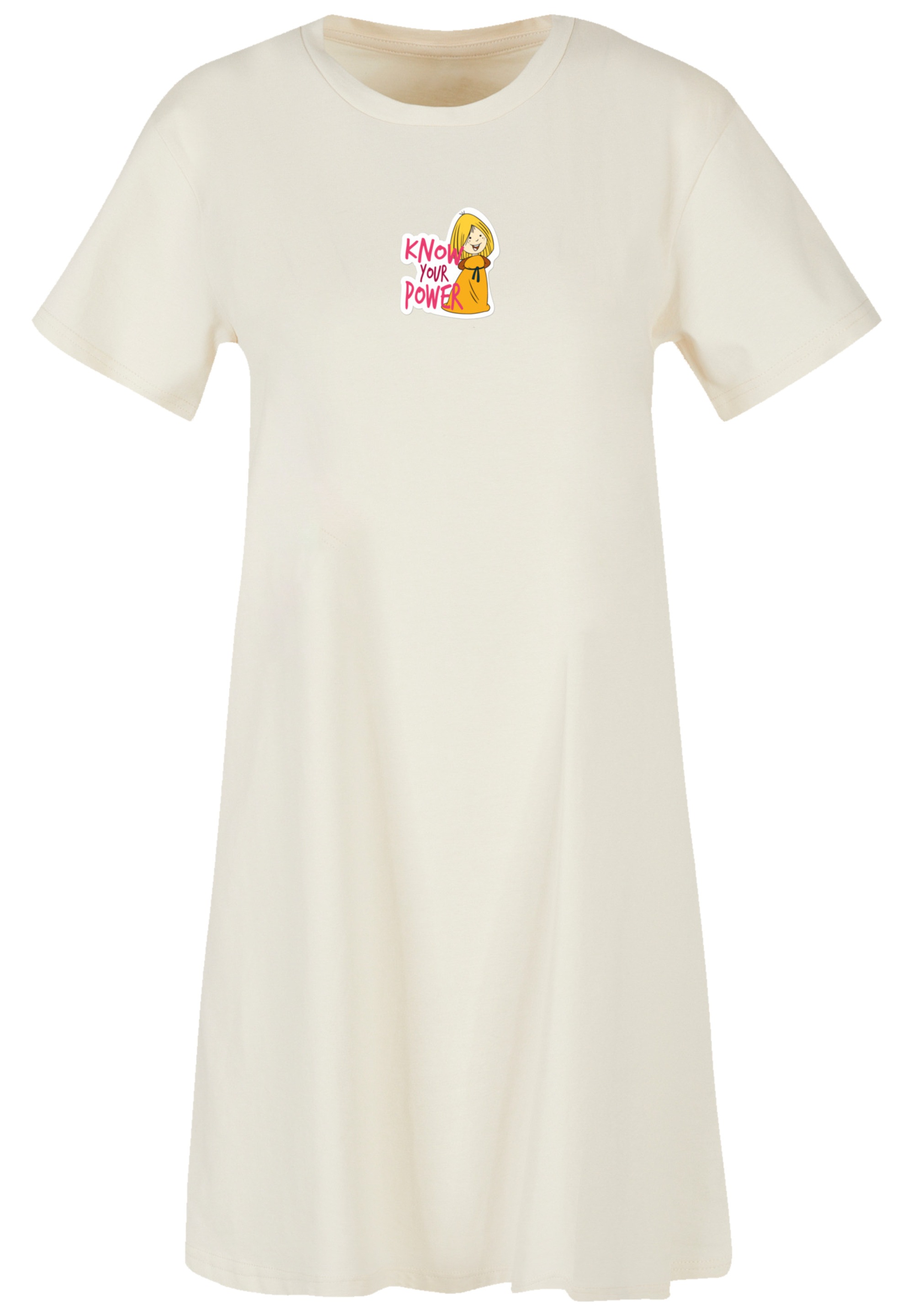 F4NT4STIC Shirtkleid "Wickie Know Your Power" Ohne Taschen Premium Qualität günstig online kaufen