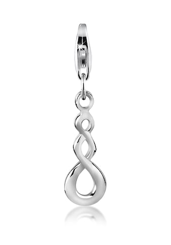 Charm-Einhänger »Maori Infinity Kraft Symbol-Charm Twist 925 Silber«