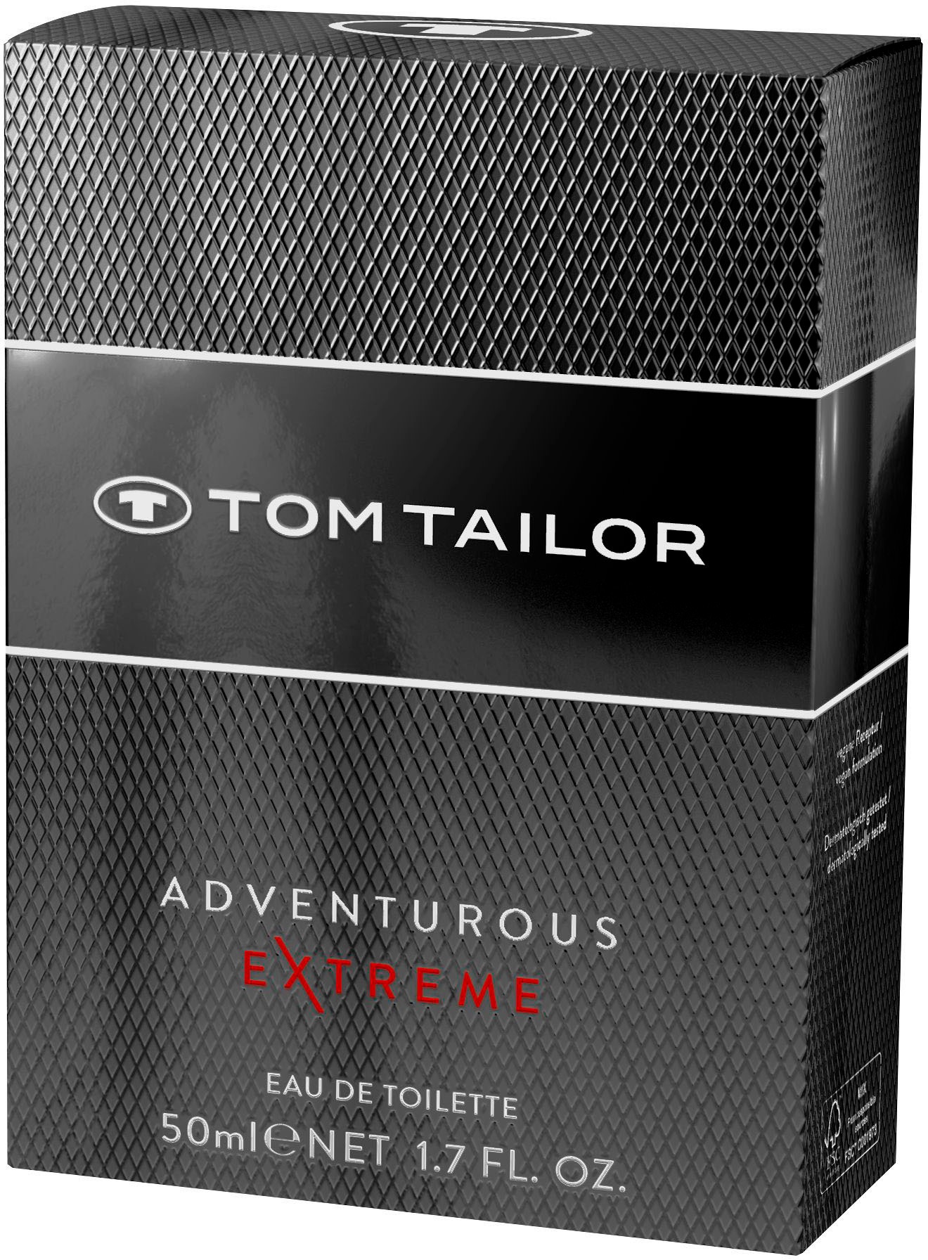 TOM TAILOR Eau de Toilette »EXTREME for him EdT 50ml«, Orientalischer Duft mit Safran, Lavendel, Kaschmirholz und Guajak.