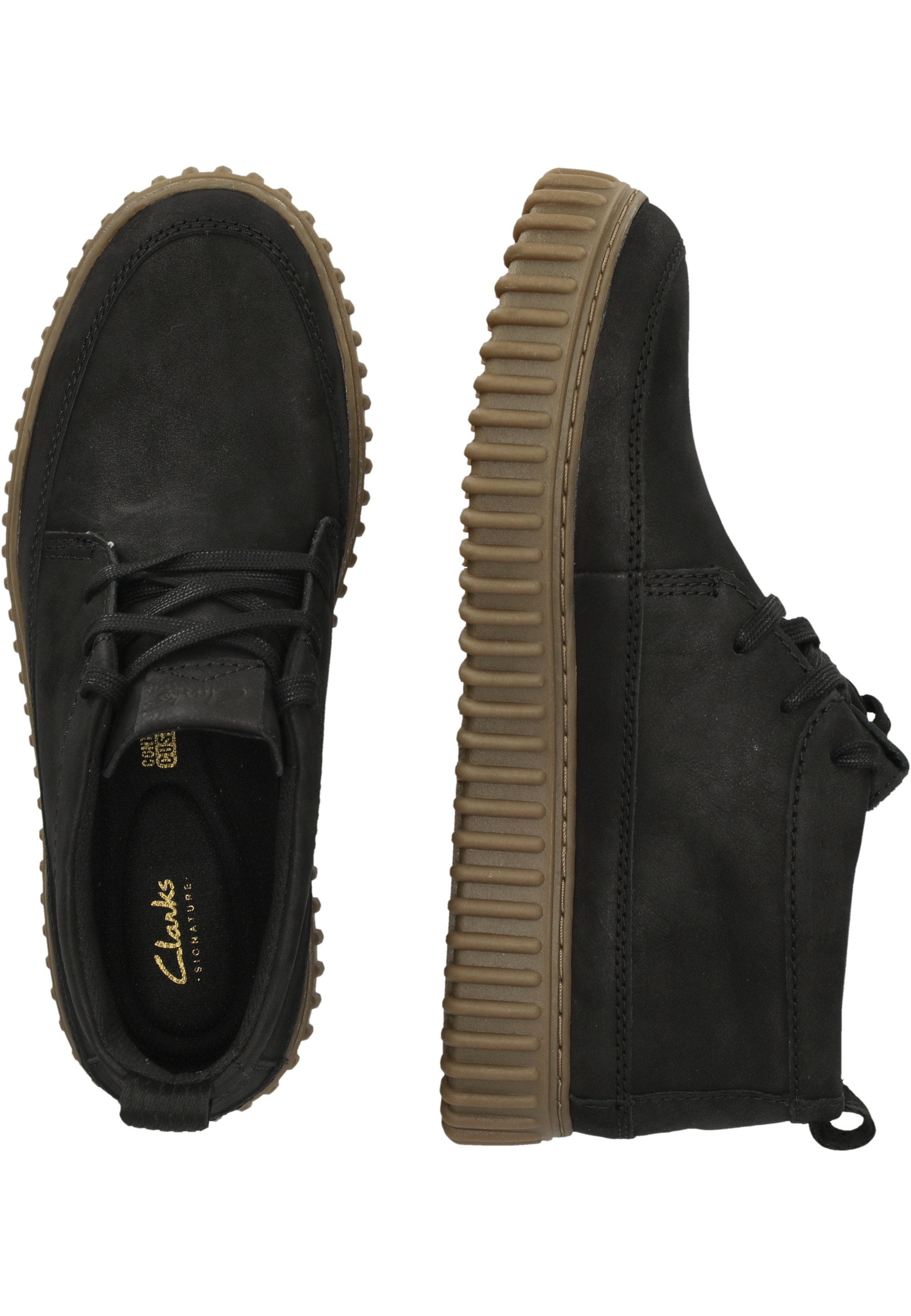 Clarks Stiefel »Torhill Lace High«  mit profilierter Laufsohle