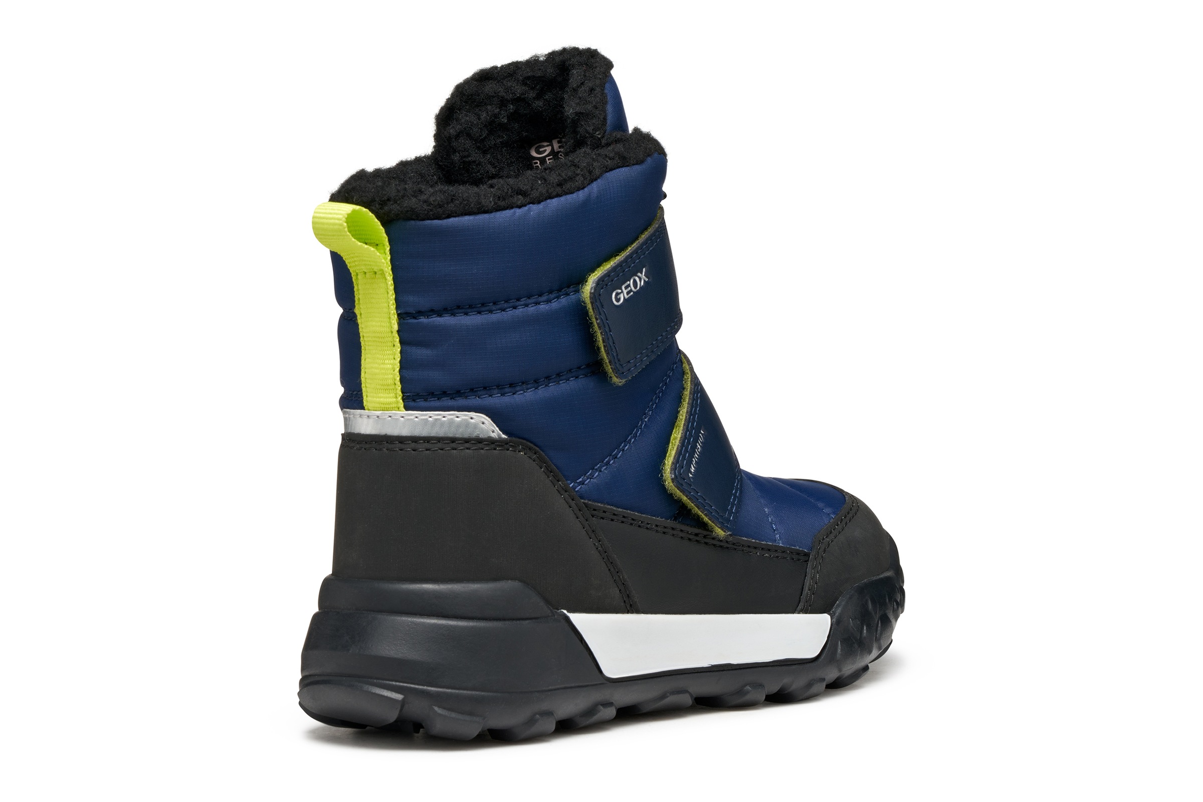 GEOX Trekkyup Abx Junior Bleu Marine/citron Vert 37 3