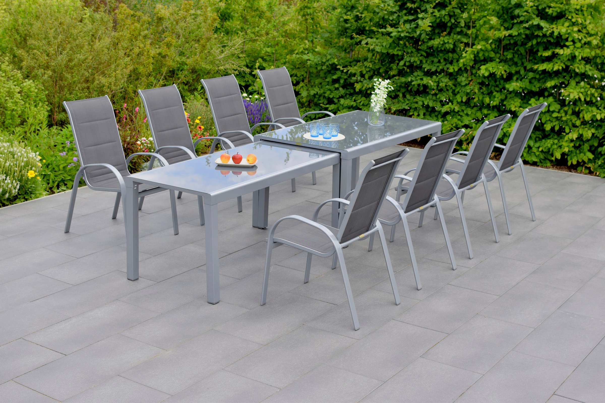 MERXX Garten-Essgruppe »Amalfi di Lusso«, (9 tlg.)