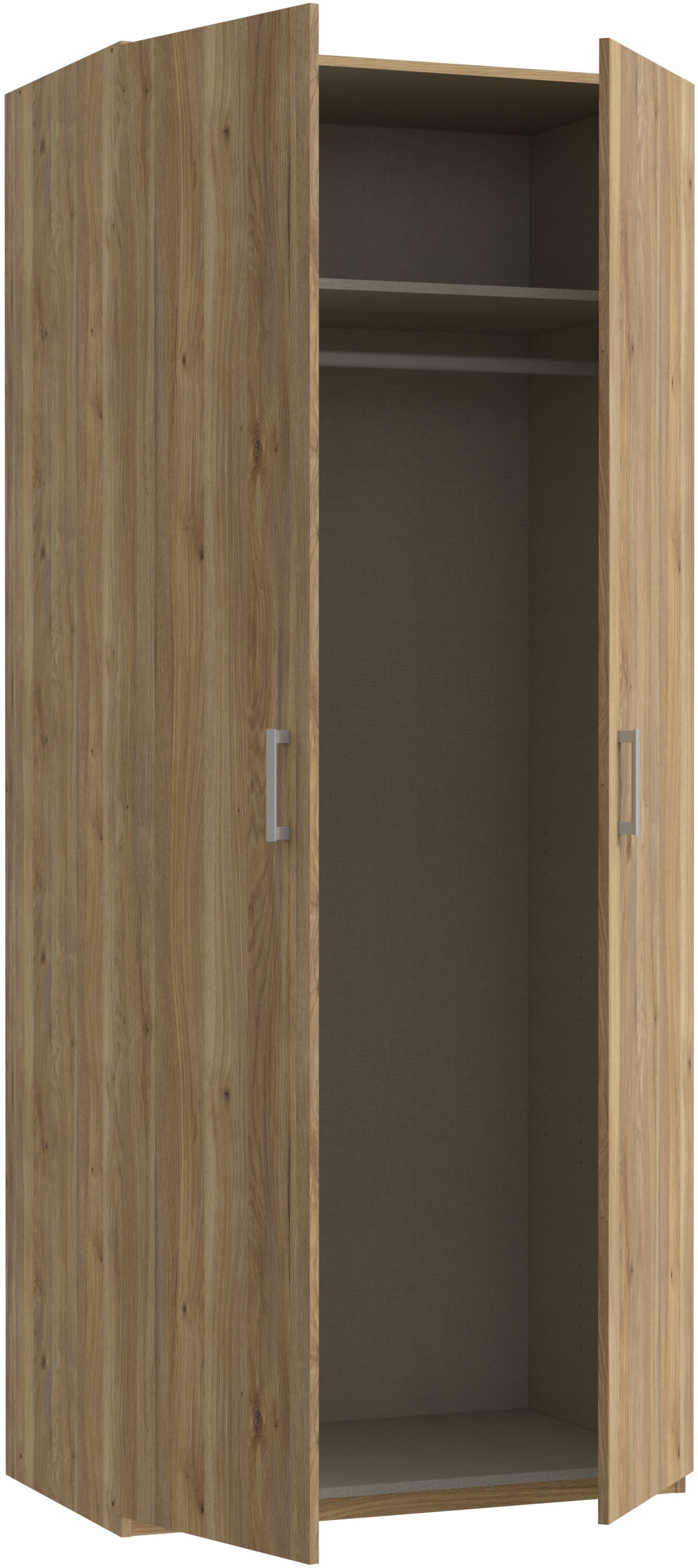 FORTE Drehtürenschrank, Drehtürenschrank, Stauraum, Zubehör optional bestellbar