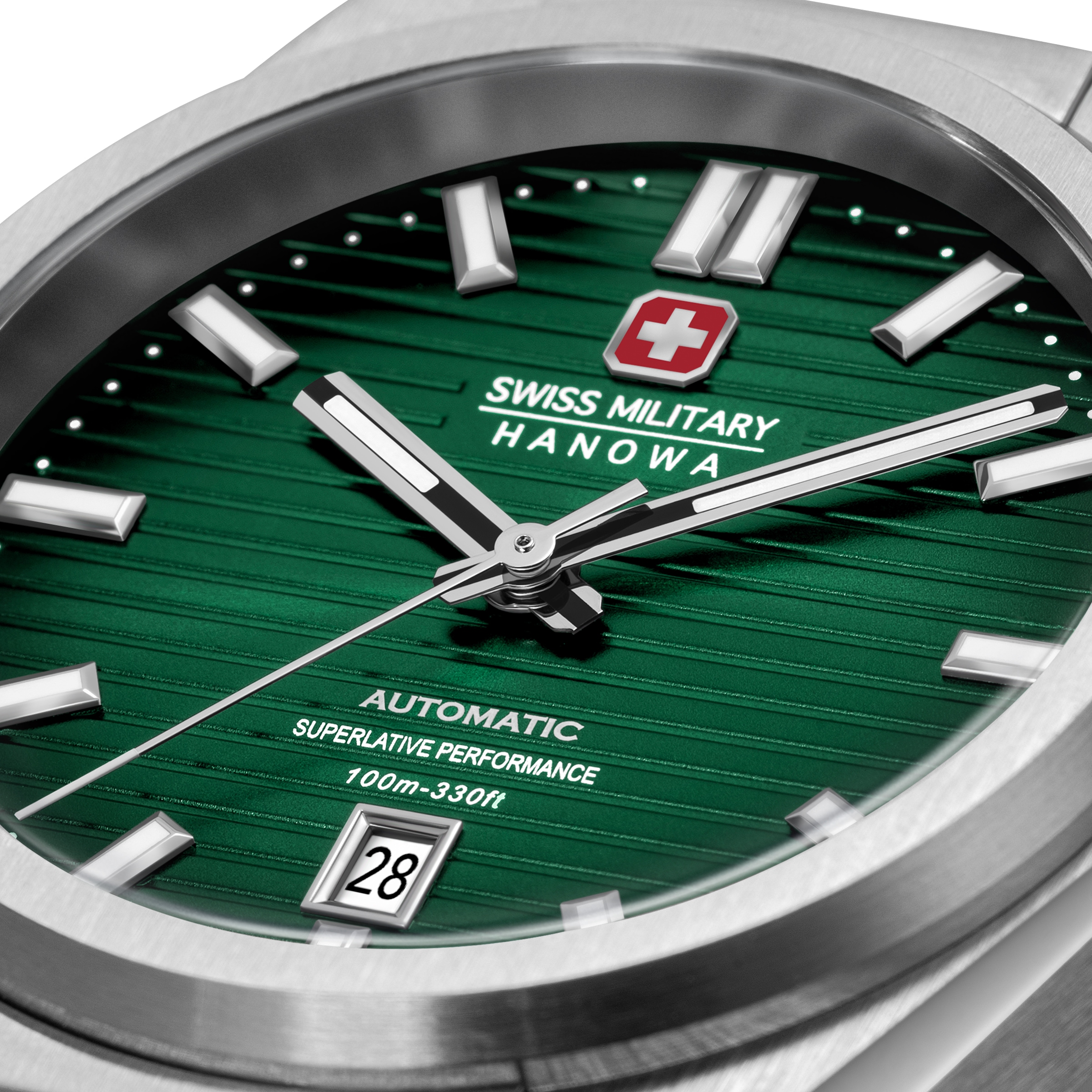 Swiss Military Hanowa Automatikuhr »Avalanche« Armbanduhr, Herrenuhr, Swiss Made, Mechanische Uhr, Edelstahlarmband