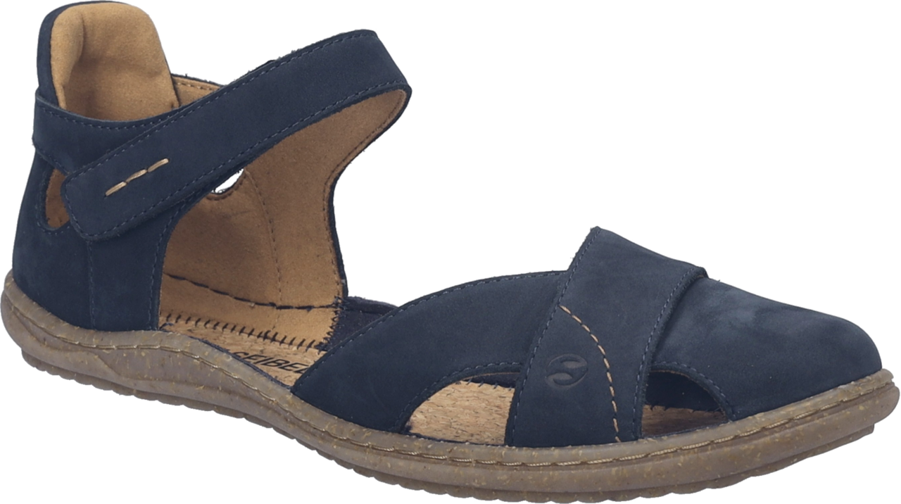 Sandale JOSEF SEIBEL "Caitlyn 05, ocean", Damen, Gr. 38, blau (ocean), Obermaterial: 100% Rindsleder Leather cow., Schuhe Sandale