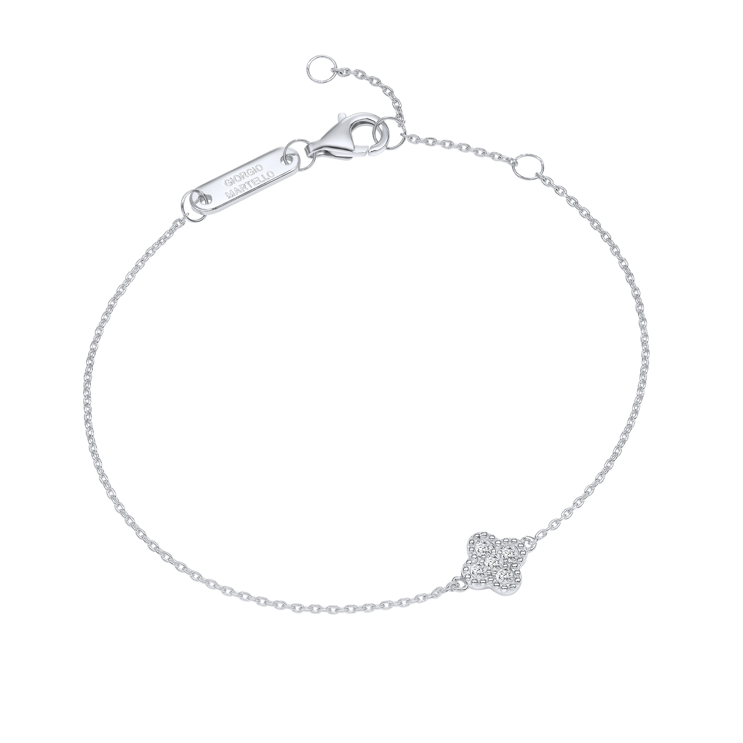 GIORGIO MARTELLO MILANO Armband »mit Lab Grown Brillanten, Silber 925«