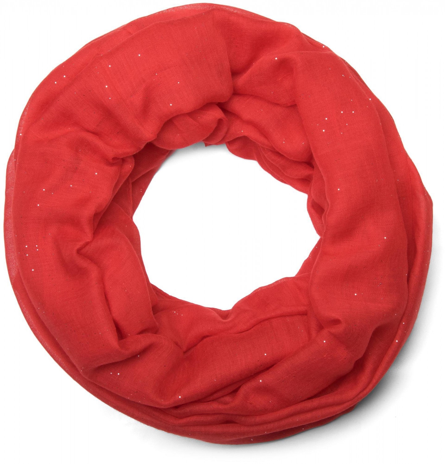 styleBREAKER Loop "Loop mit Glitzer unifarben" 1 Stk.