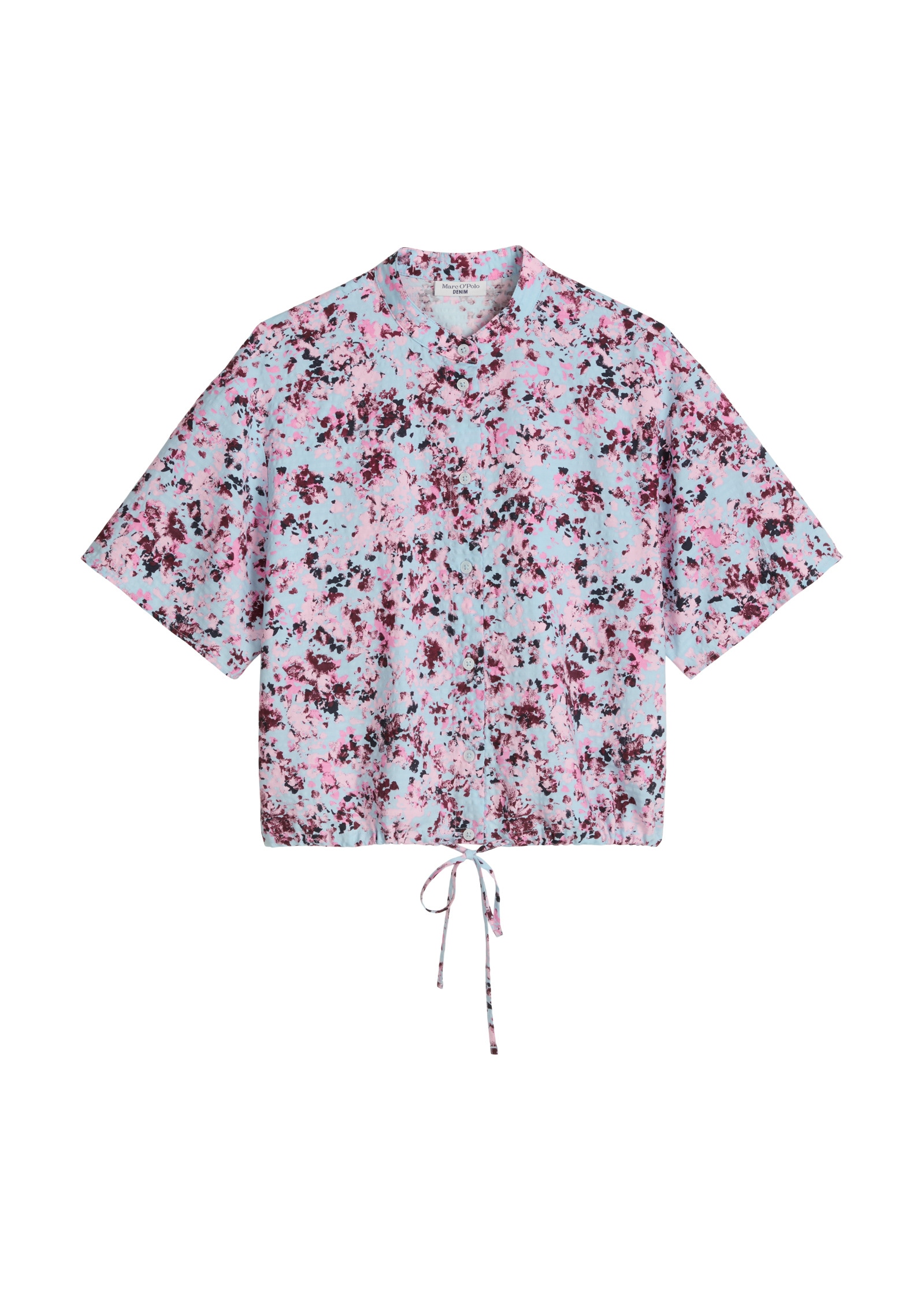 Marc O'Polo DENIM Kurzarmbluse »aus bedrucktem Viskose-Mix«