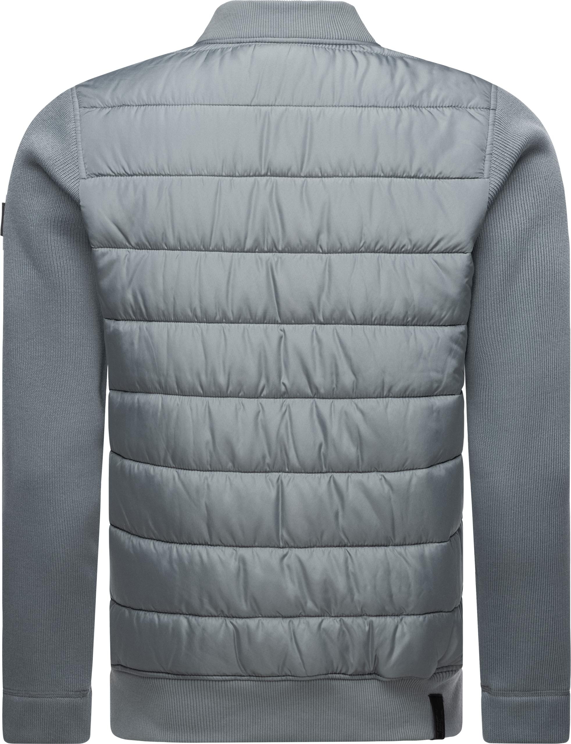 Ragwear Steppjacke »Hallmar«, ohne Kapuze, Coole Herren Übergangsjacke mit weichen Ripp-Ärmeln