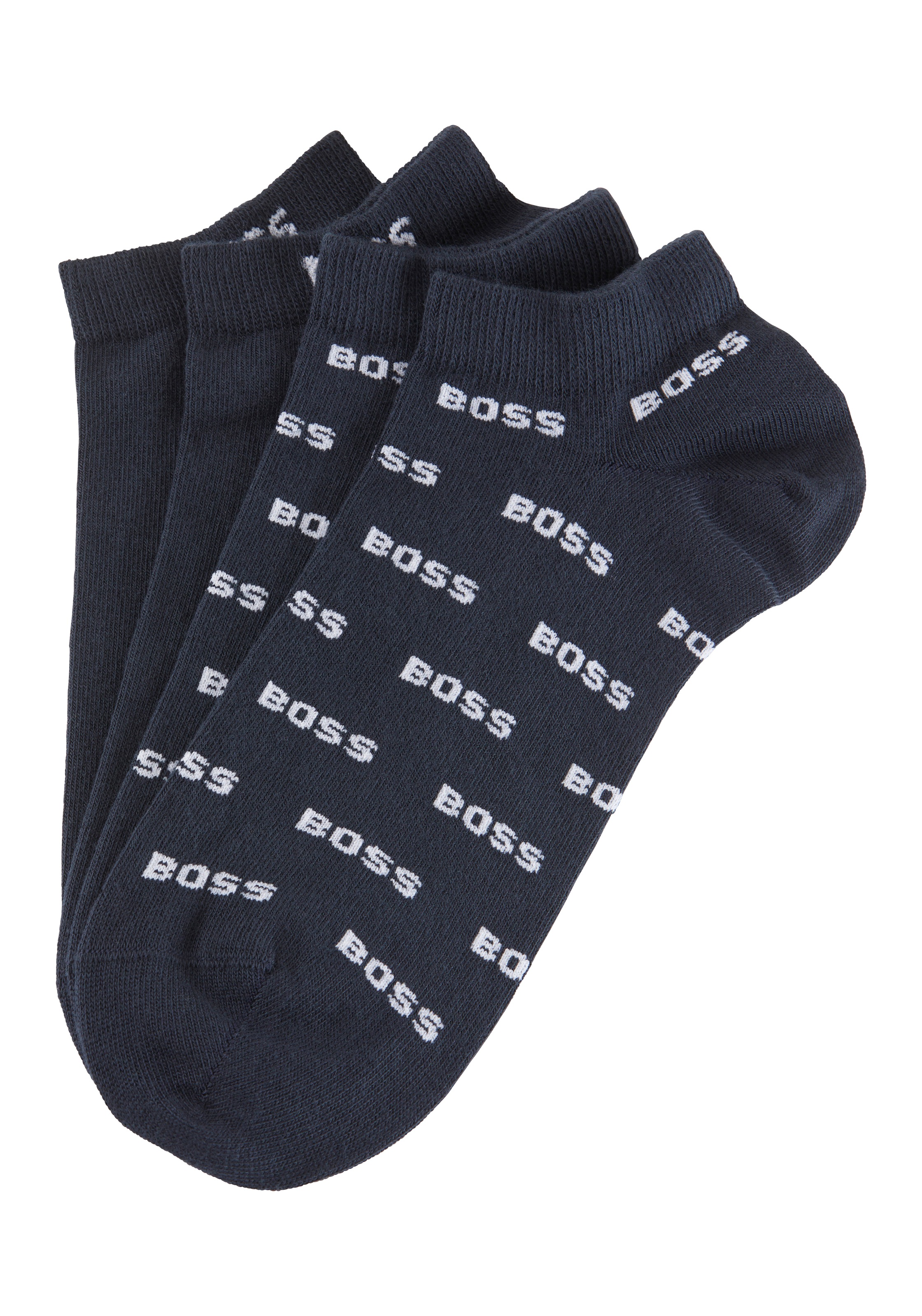 BOSS Socken, (Set, 2 Paar), mit BOSS Schriftzug