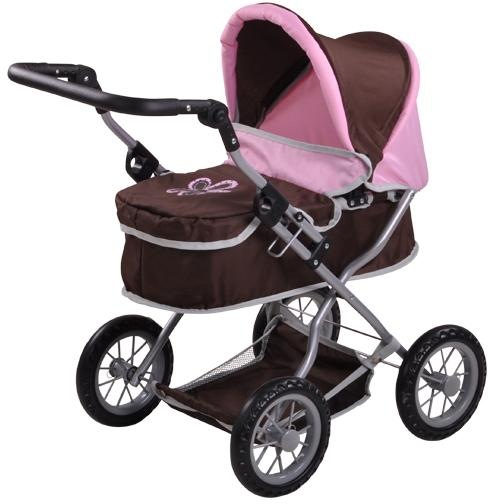 Knorrtoys® Puppenwagen »First - brown flower«