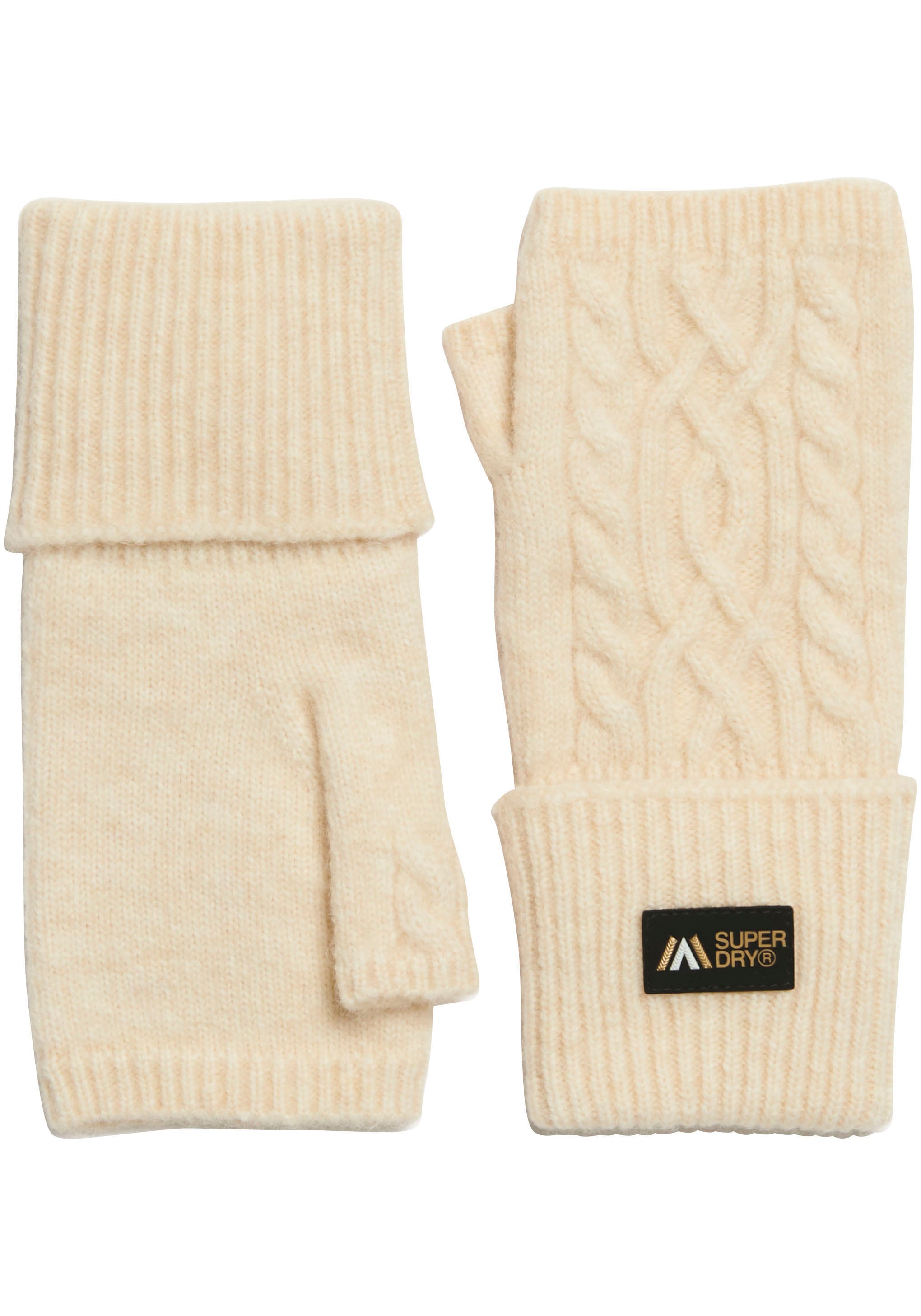 Superdry Strickhandschuhe »CABLE LUXE HANDWARMERS«