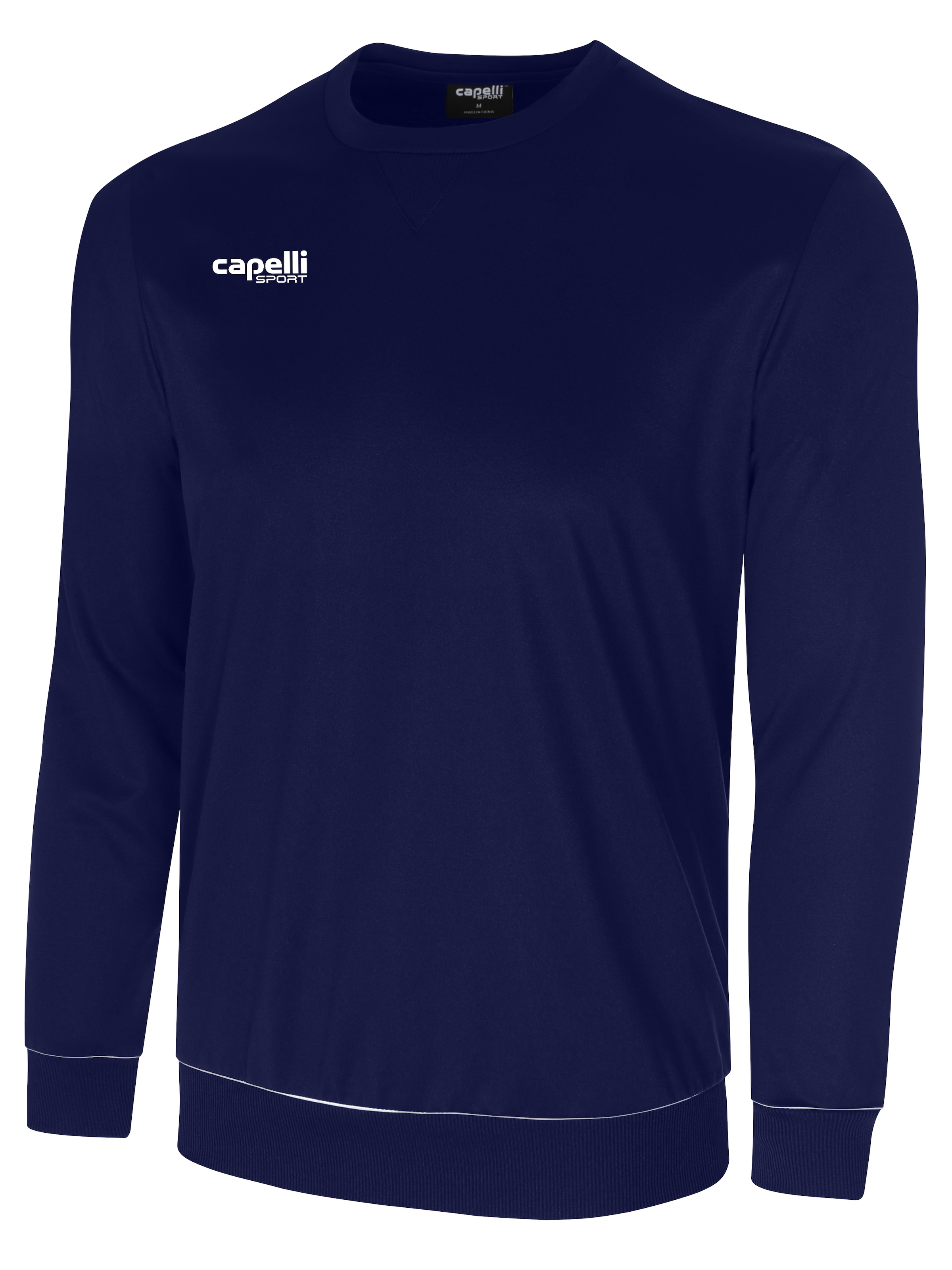 Capelli Sport Langarmshirt mit rundem Halsausschnitt