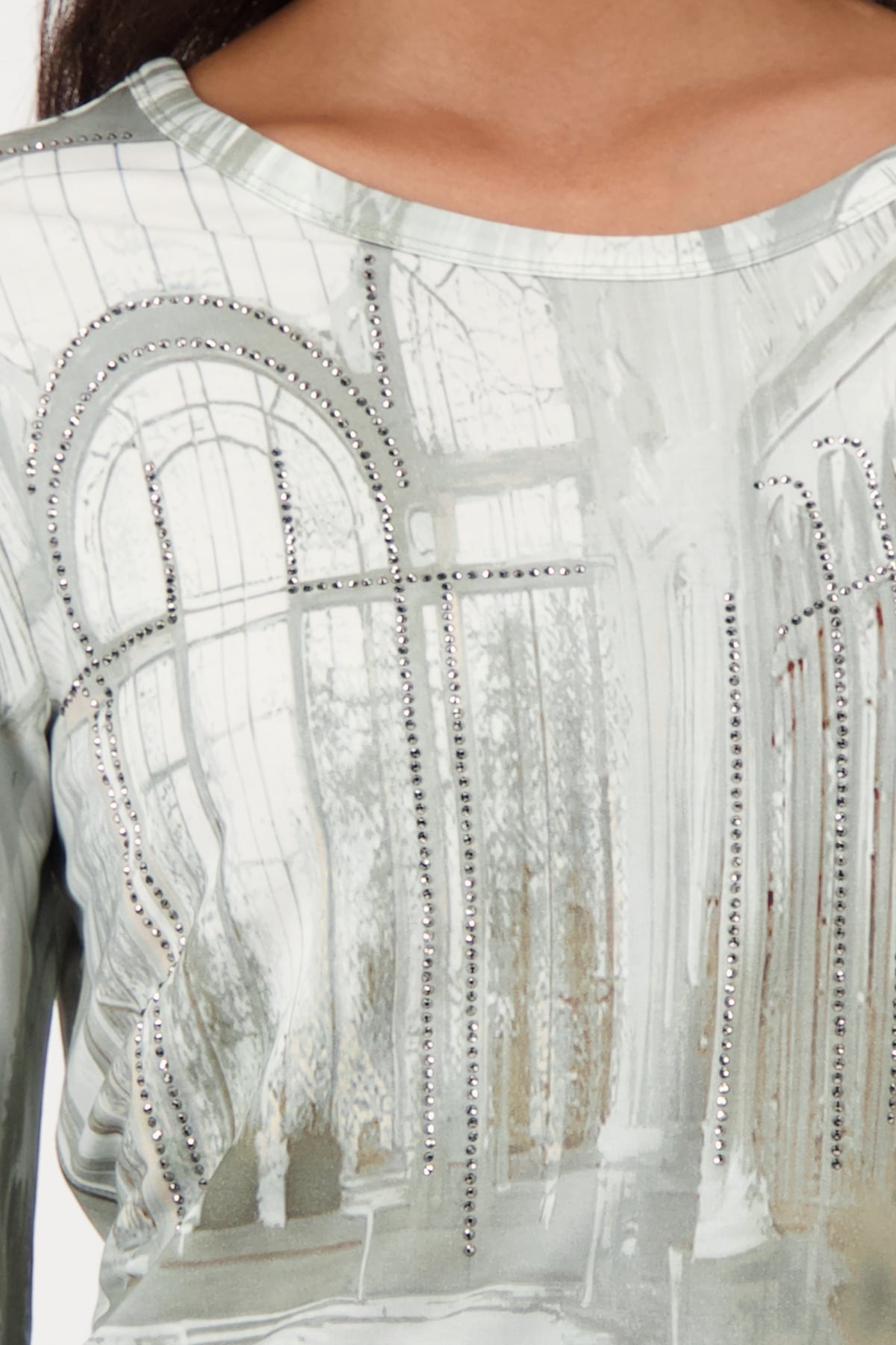 Monari Langarmshirt »Shirt Gallery allover«