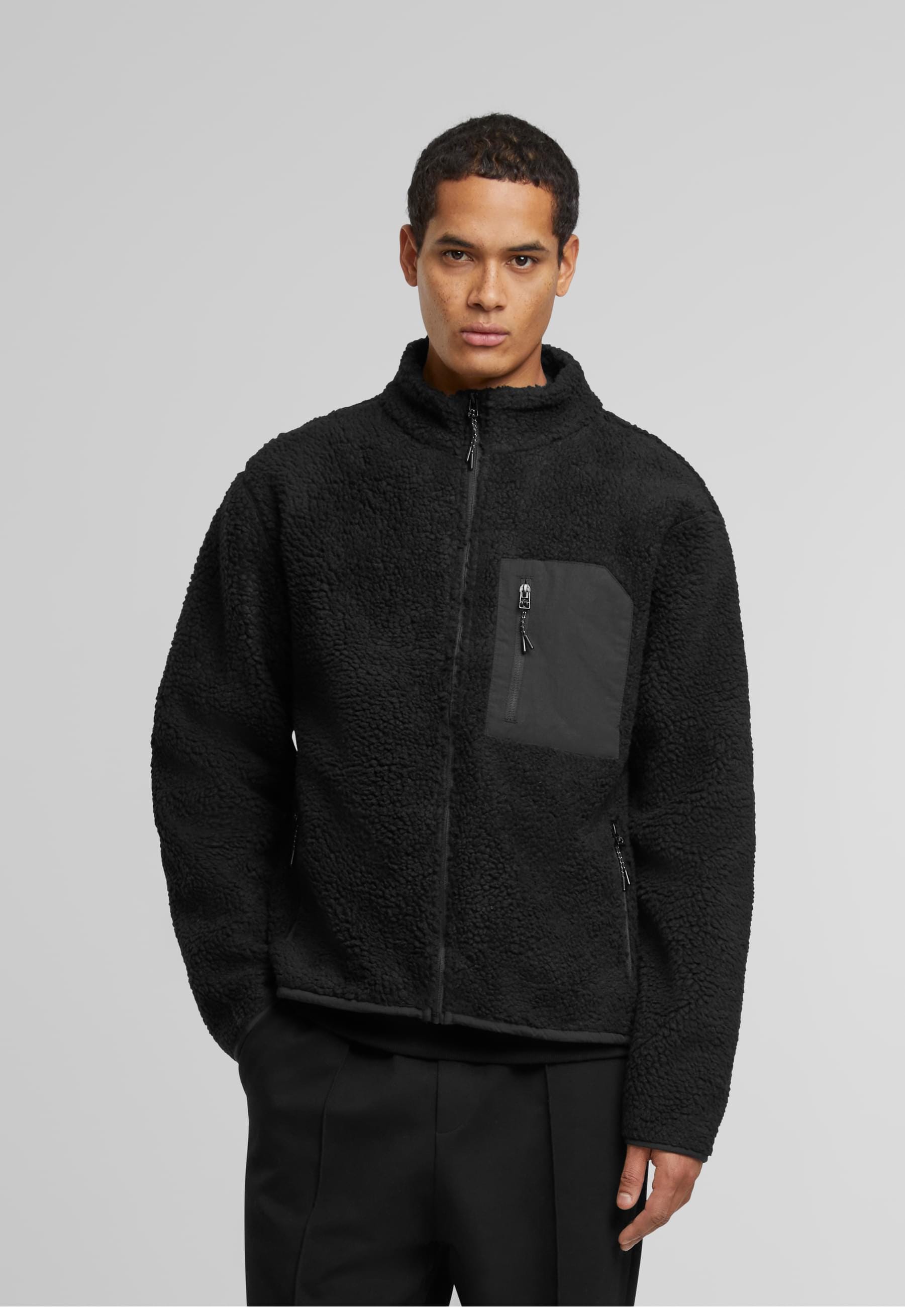 Another Cotton Lab Allwetterjacke »Another Cotton Lab Sherpa Jacket«, (1 St.), ohne Kapuze