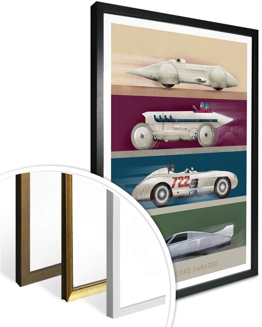 Cars«, Wall-Art »Record Bild, Poster, | Autos, (1 kaufen St.), Poster Wandbild, BAUR Wandposter