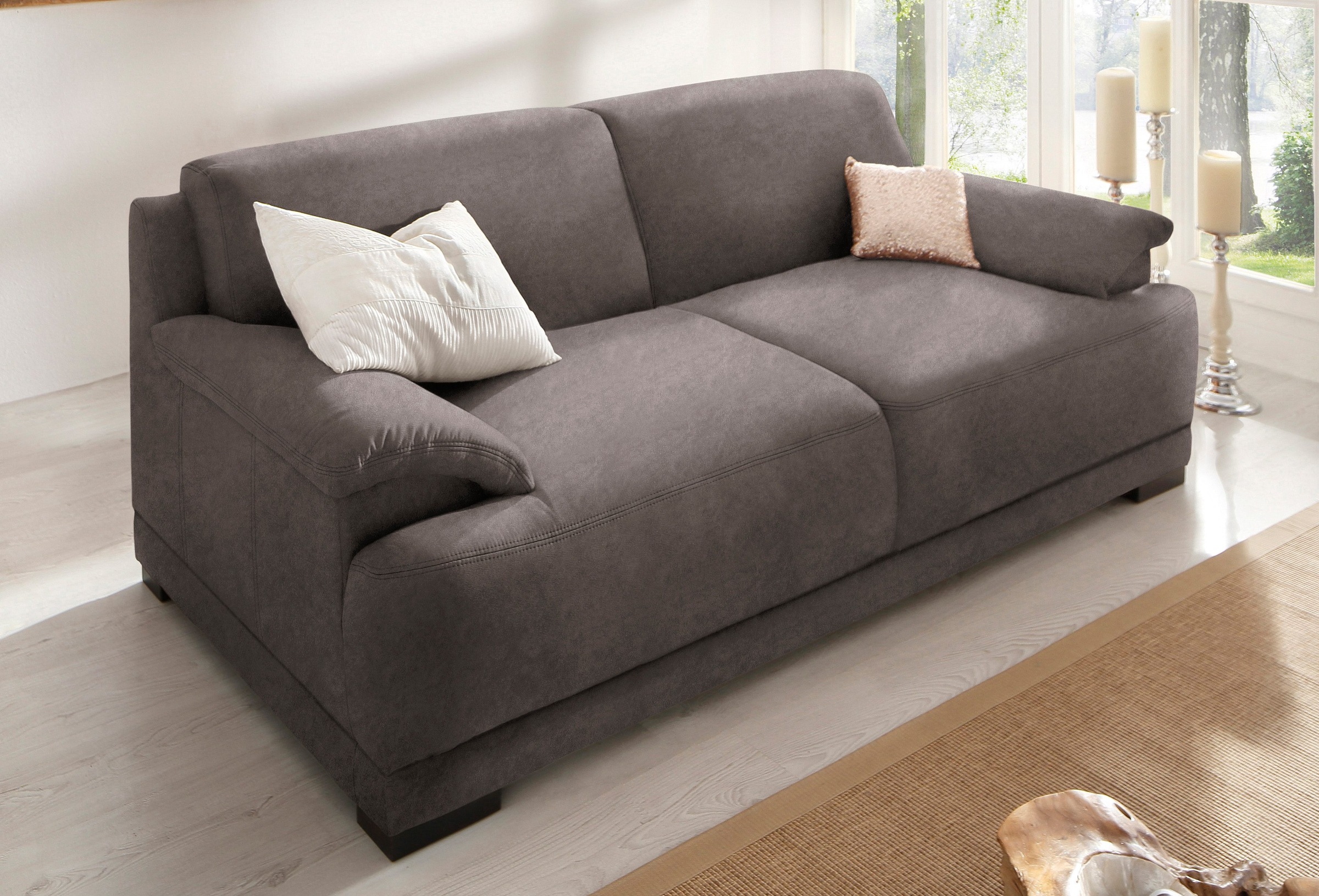 Home affaire 3-Sitzer "Telos mit Boxspring-Federung für hohen Sitzkomfort", günstig online kaufen
