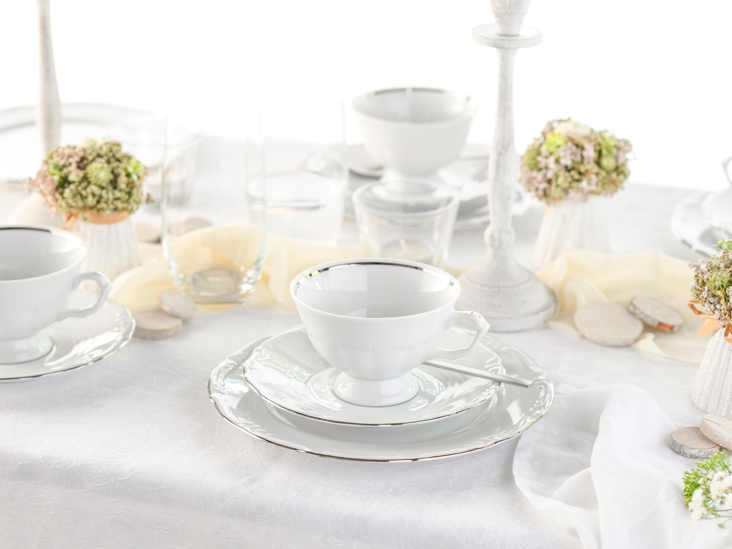 CreaTable Kombiservice »Maria Theresia, Kombi-Service 30-tlg«, (Set, 30 tlg.), Traditionelle Porzellanform
