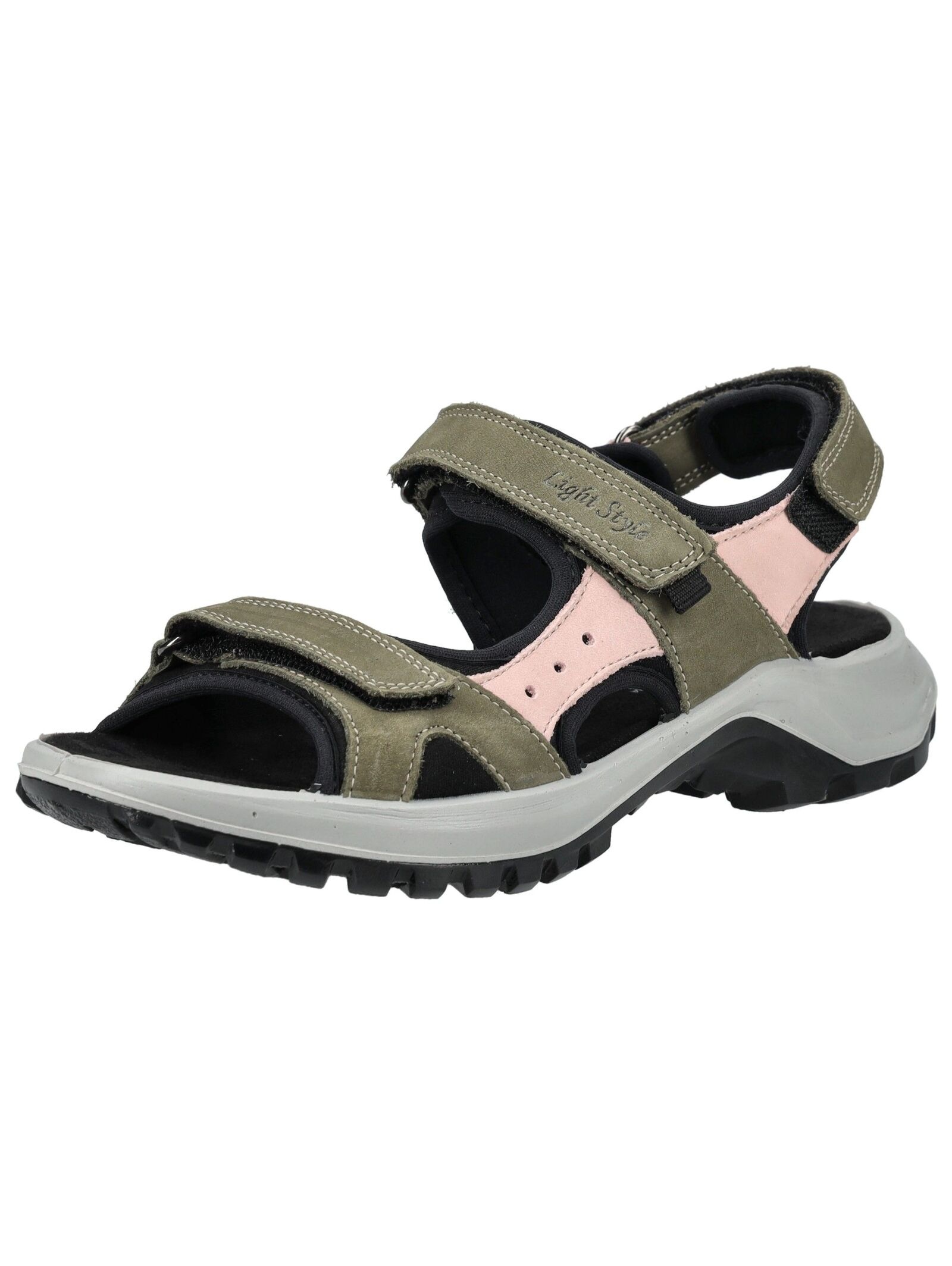 IMAC Damen Sandale "Imac Sandalen Leder", Gr. 40military, Leder, Schuhe