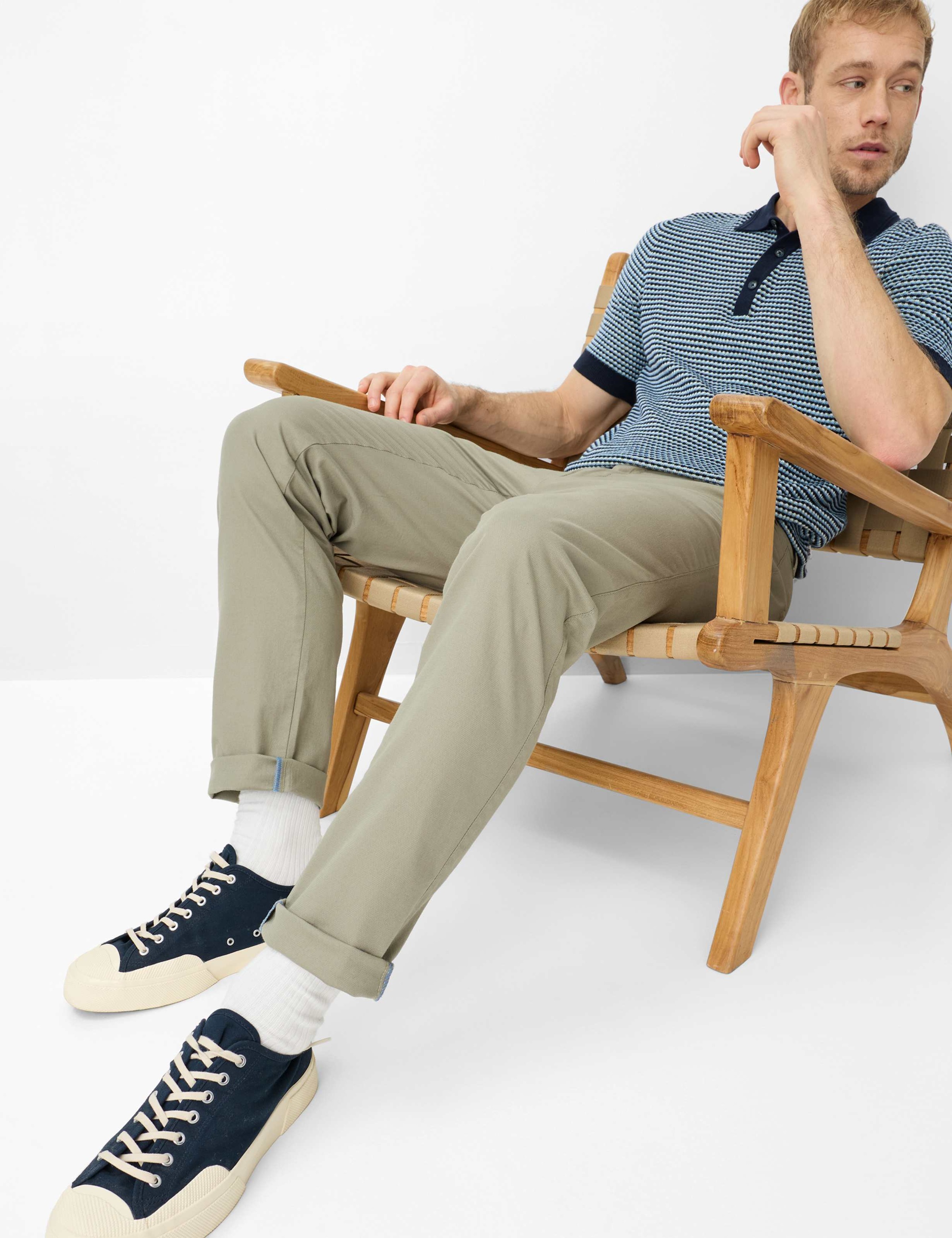 Brax Fabio IN Chino Olive 32/L30 4