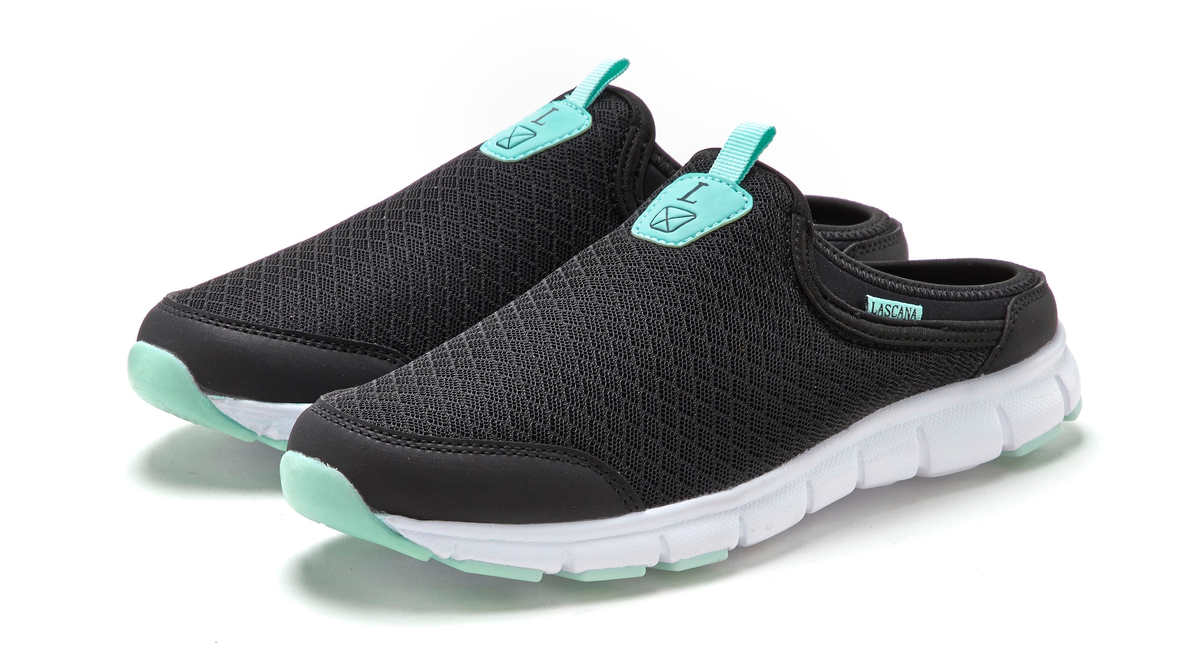 LASCANA Sneaker Halbschuh, Freizeitschuh, Sabot, Clogs aus leichtem Mesh-Ma günstig online kaufen