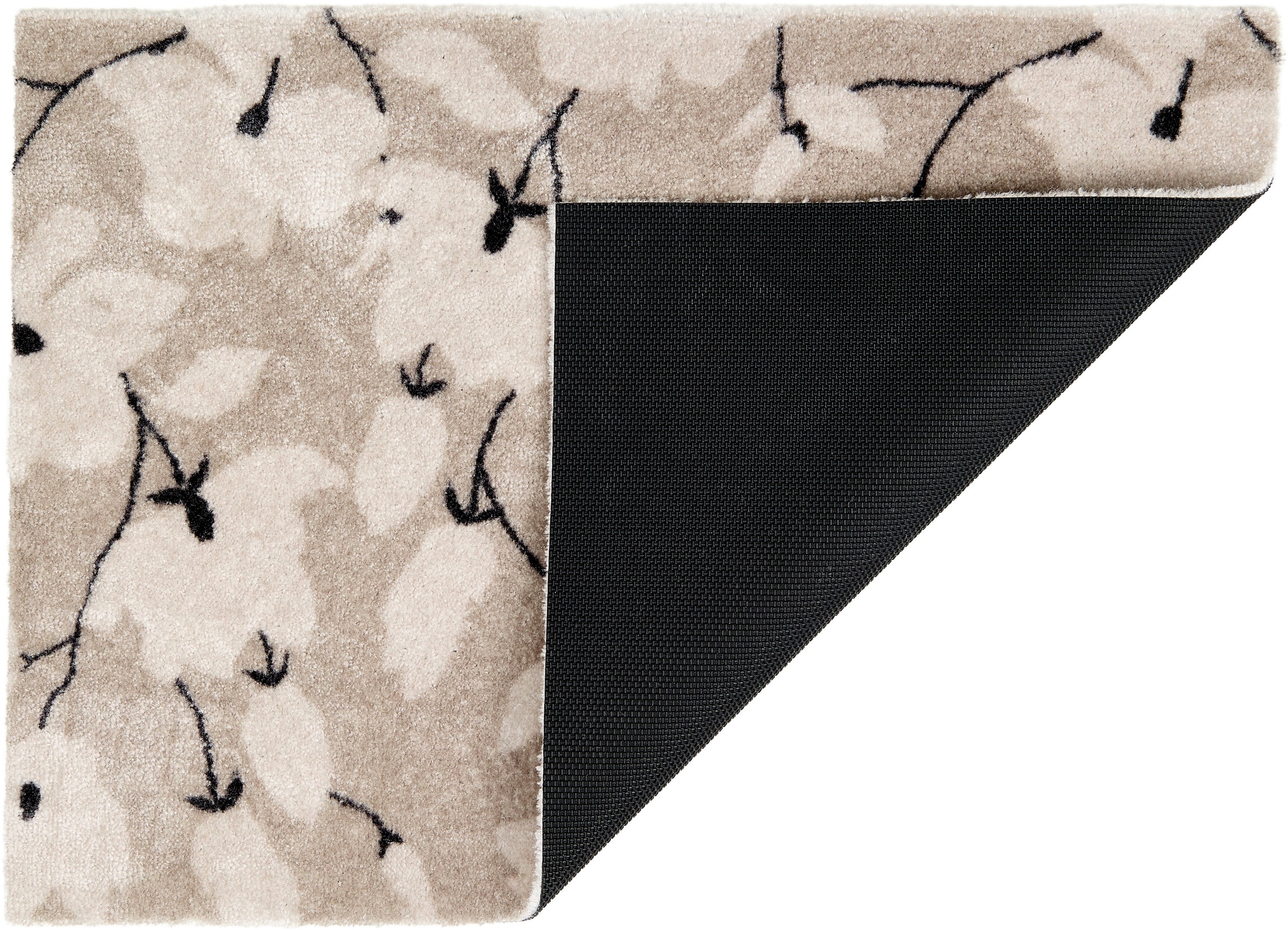 Fußmatte "Malibu", grau (taupe, natur), B:50cm H:7mm L:70cm, Kunstfaser, SCHÖNER WOHNEN-KOLLEKTION, Teppiche, Fußmatte, Türmatte, Schmutzfang, In und Outdoor, Sauberlauf, waschbar 3