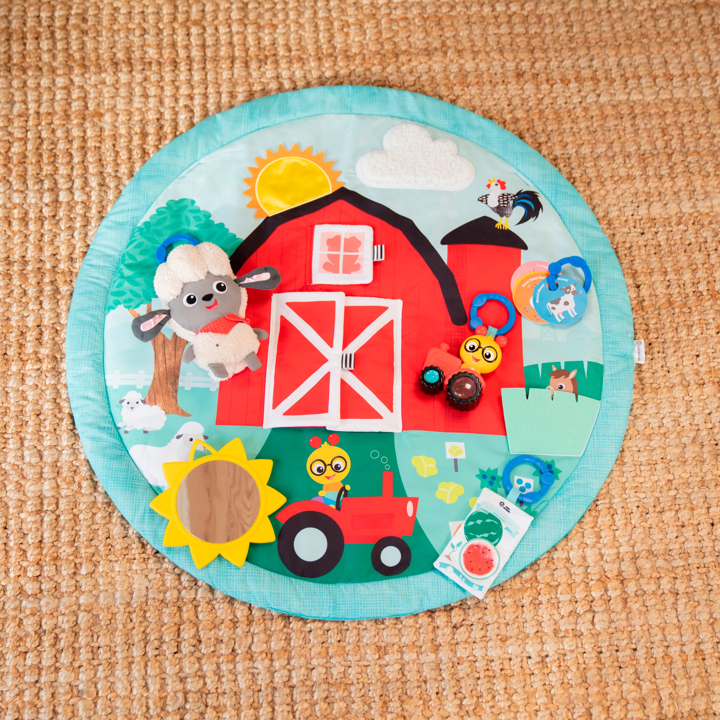 Baby Einstein Spielbogen »Happy Harvest Touch & Feel Activity Gym«, mit Soundeffekt