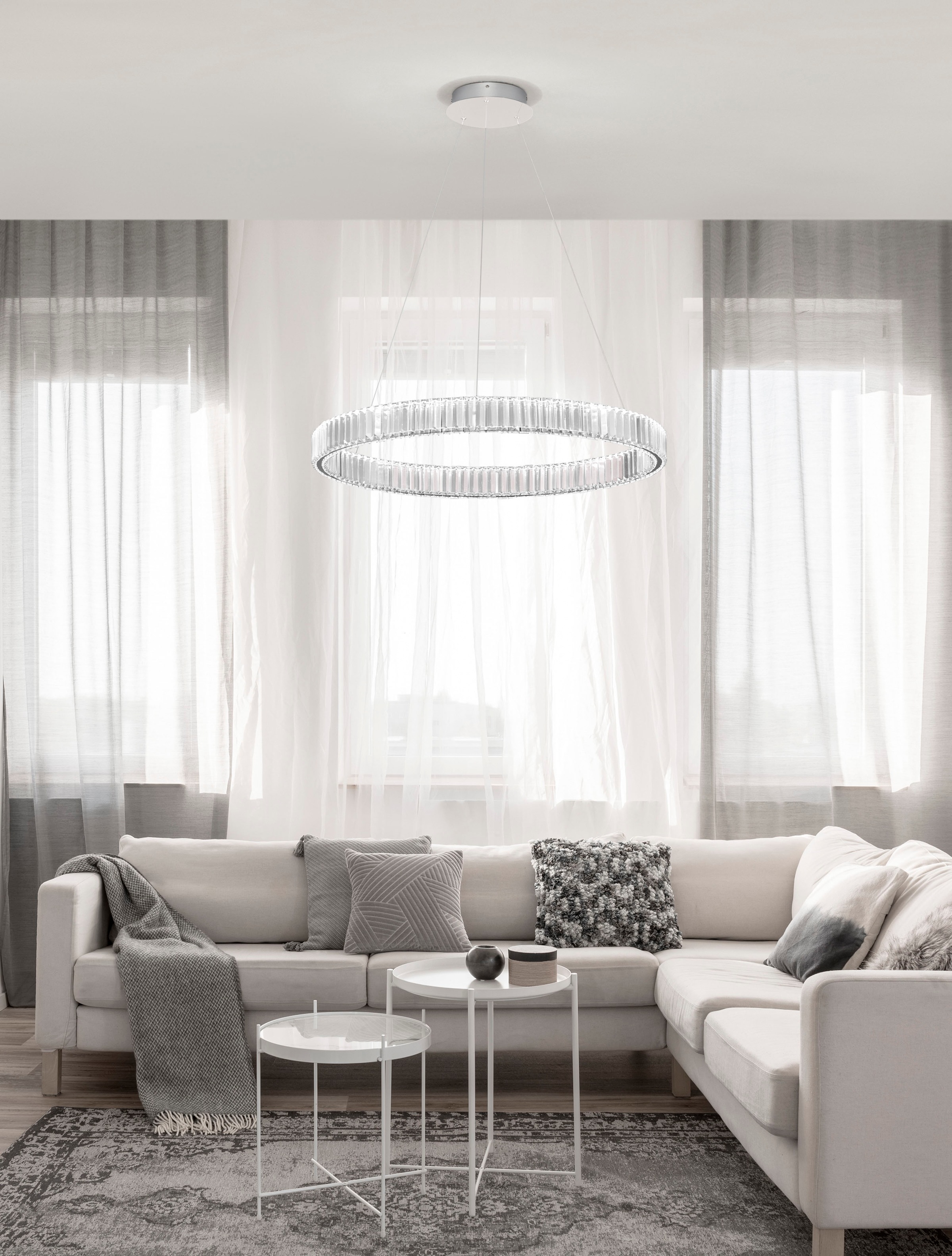 Nova Luce LED-Hängeleuchte »AURELIA«, 1 flammig, Leuchtmittel LED-Modul | LED fest integriert