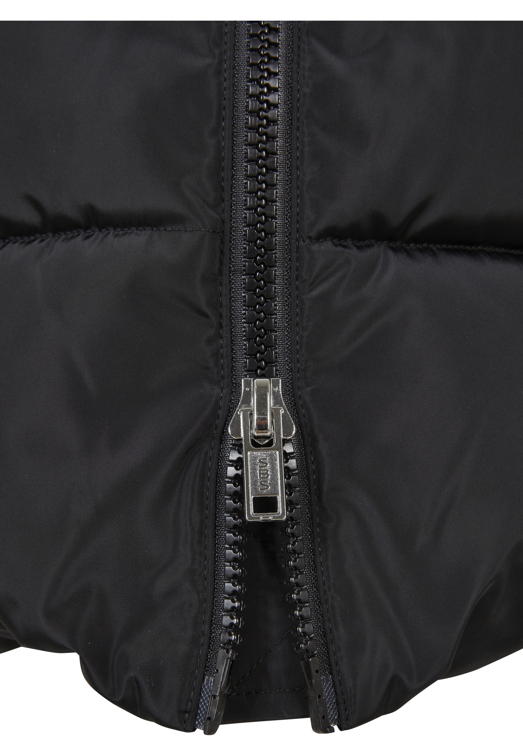 URBAN CLASSICS Winterjacke »Urban Classics Damen Ladies High Neck Puffer Coat« 1 Stk. tlg. ohne Kapuze