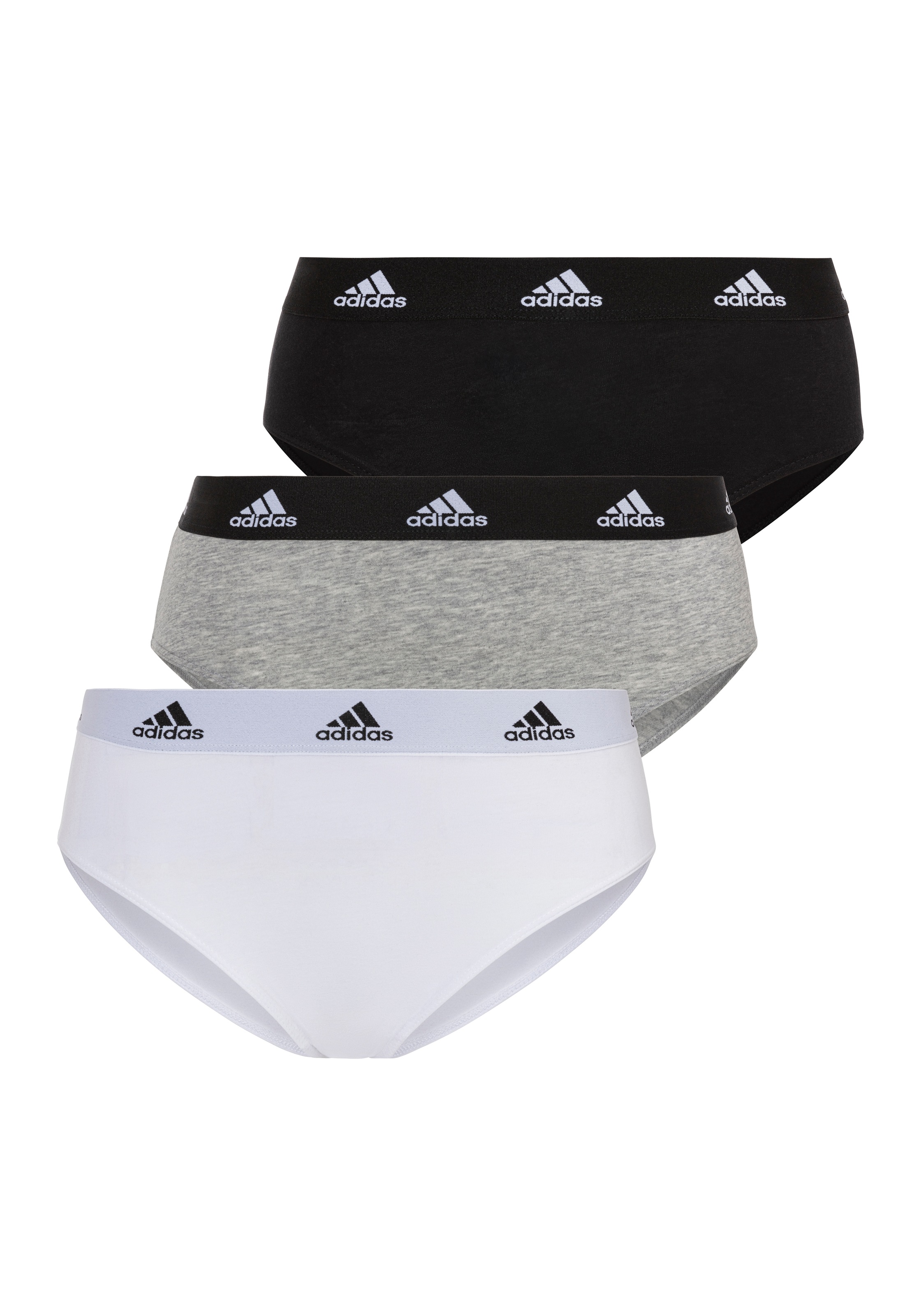 adidas Sportswear Bikinislip ""Sport Active Comfort Cotton"", (3er Pack), mit Real Cool Cotton-Technologie