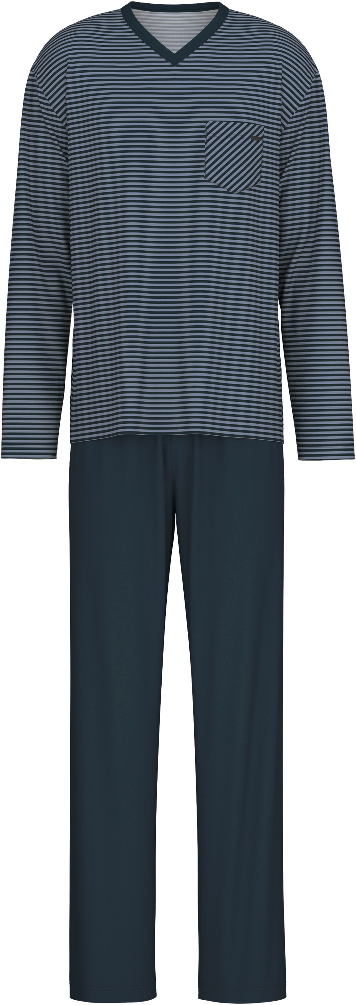 CALIDA Schlafanzug "Relax Streamline" 2 Stk. tlg., mit aufgesetzter Brustta günstig online kaufen