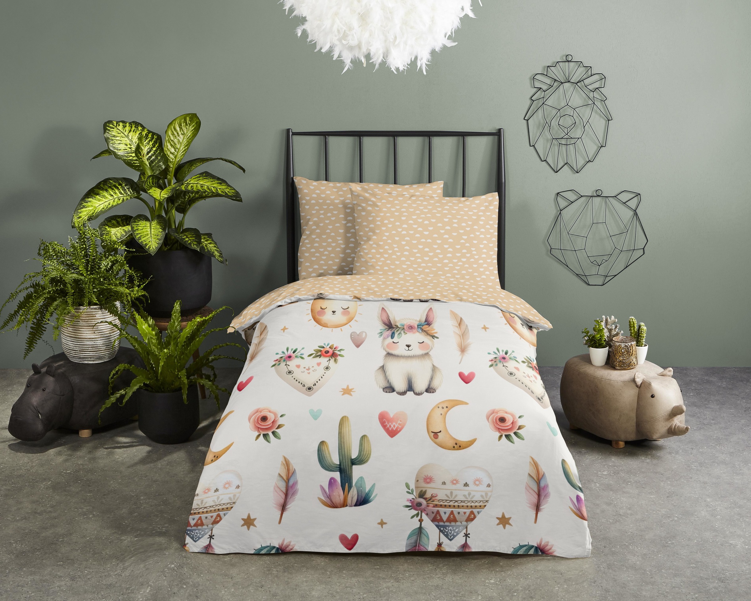 good morning Babybettwäsche "Luz" 2 Stk. tlg. Baumwolle, Renforcé, 2 Teilig günstig online kaufen