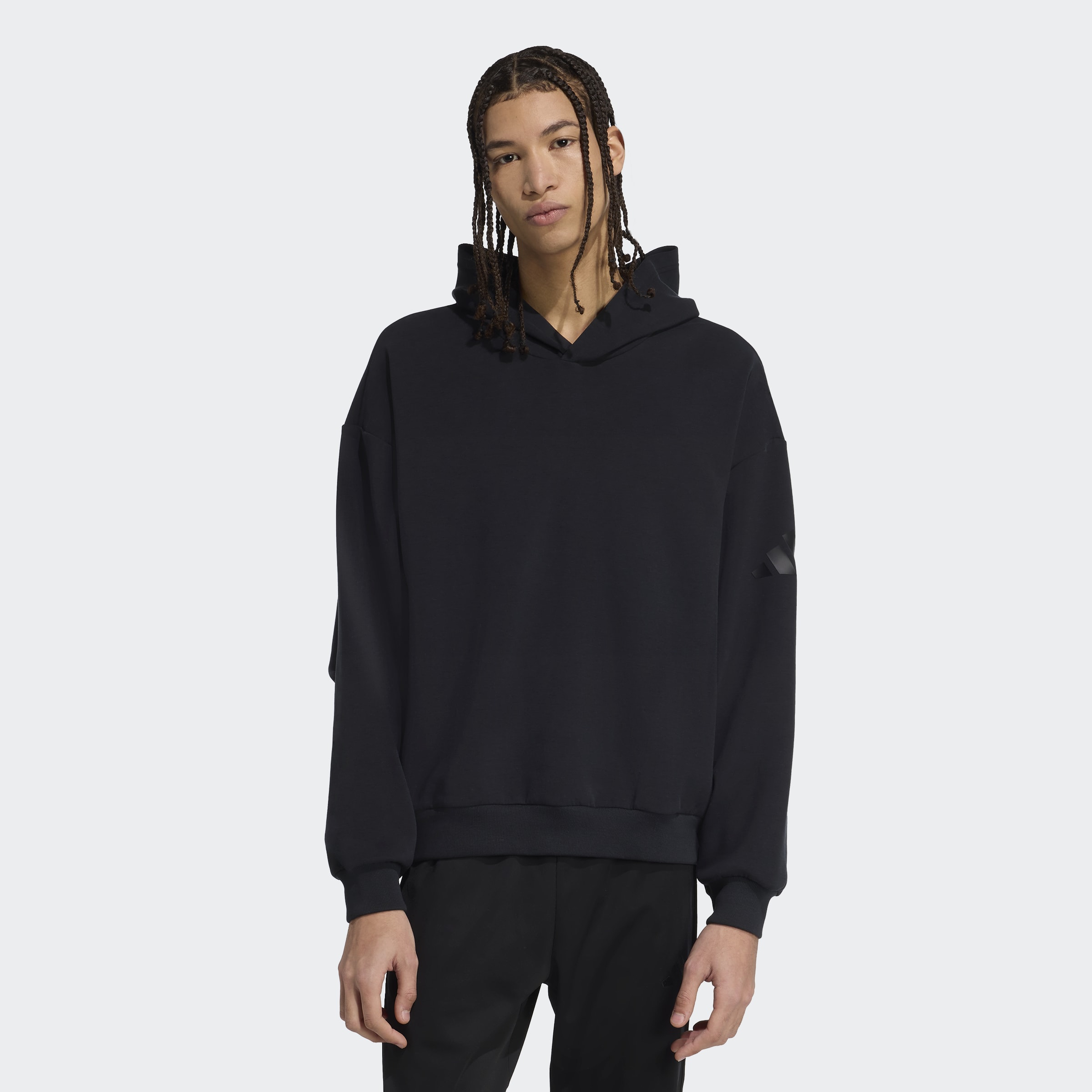 adidas Sportswear "SOFT LUX HOODIE", mit Kapuze, für Sportmode und Freizeit, mit 3-Streifen-Logo-Print