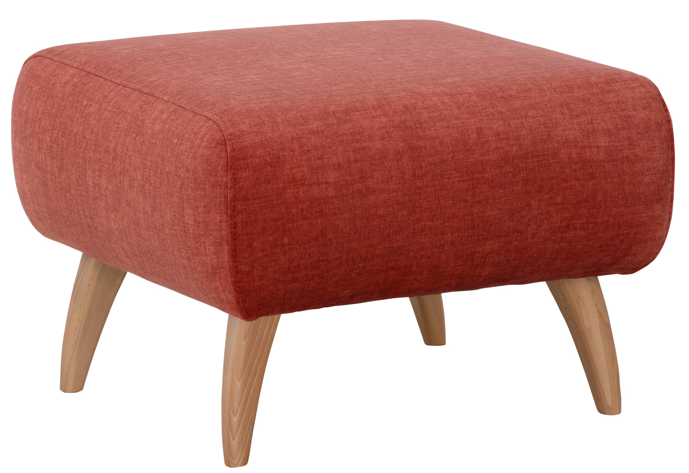 Home affaire Hocker "Baggio" mit Holzfüßen