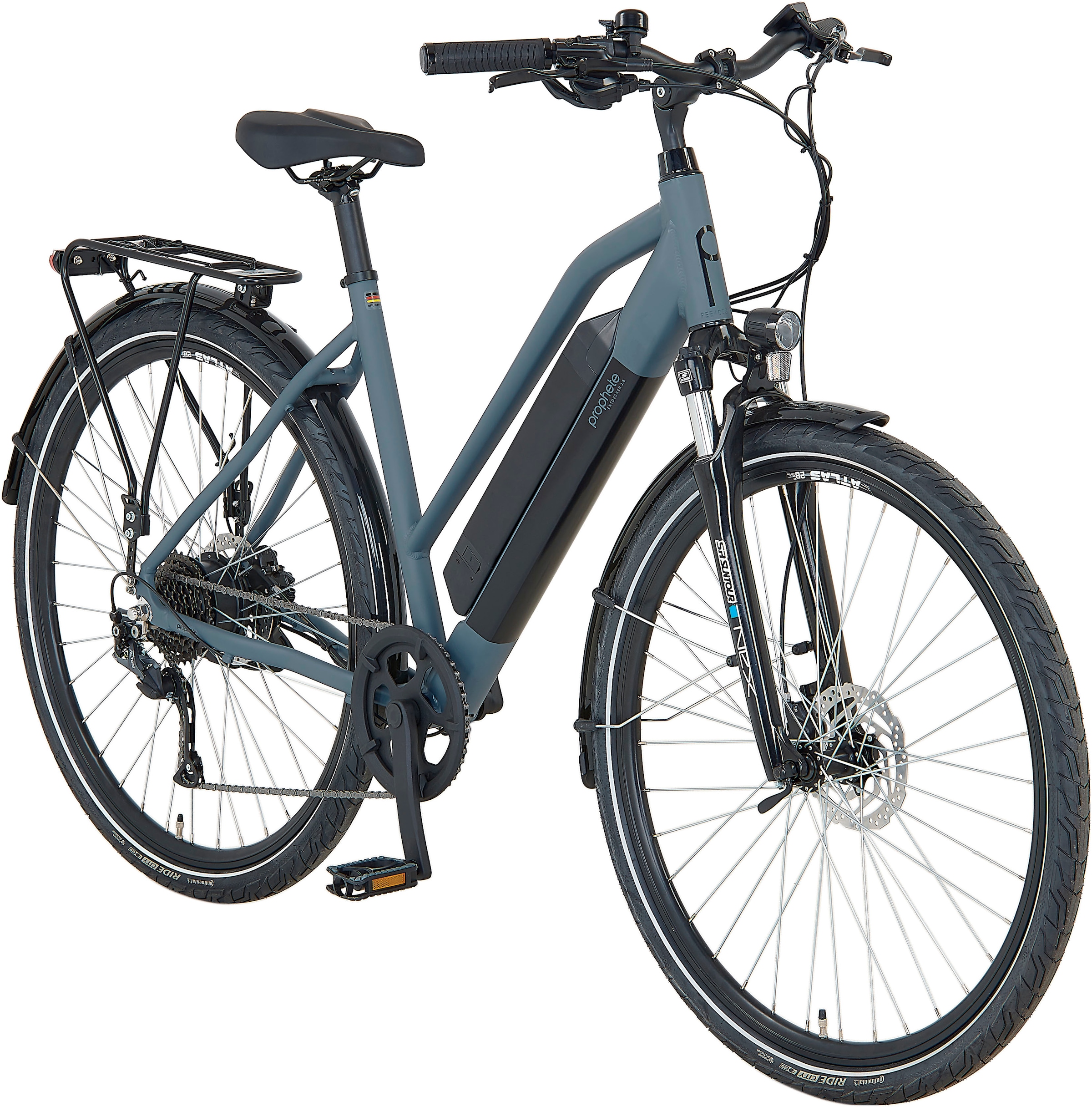 Prophete E-Bike »Entdecker 1.8«, 8 Gang, Shimano, Altus, Heckmotor 250 W, Pedelec, Elektrofahrrad für Damen, Trekkingrad