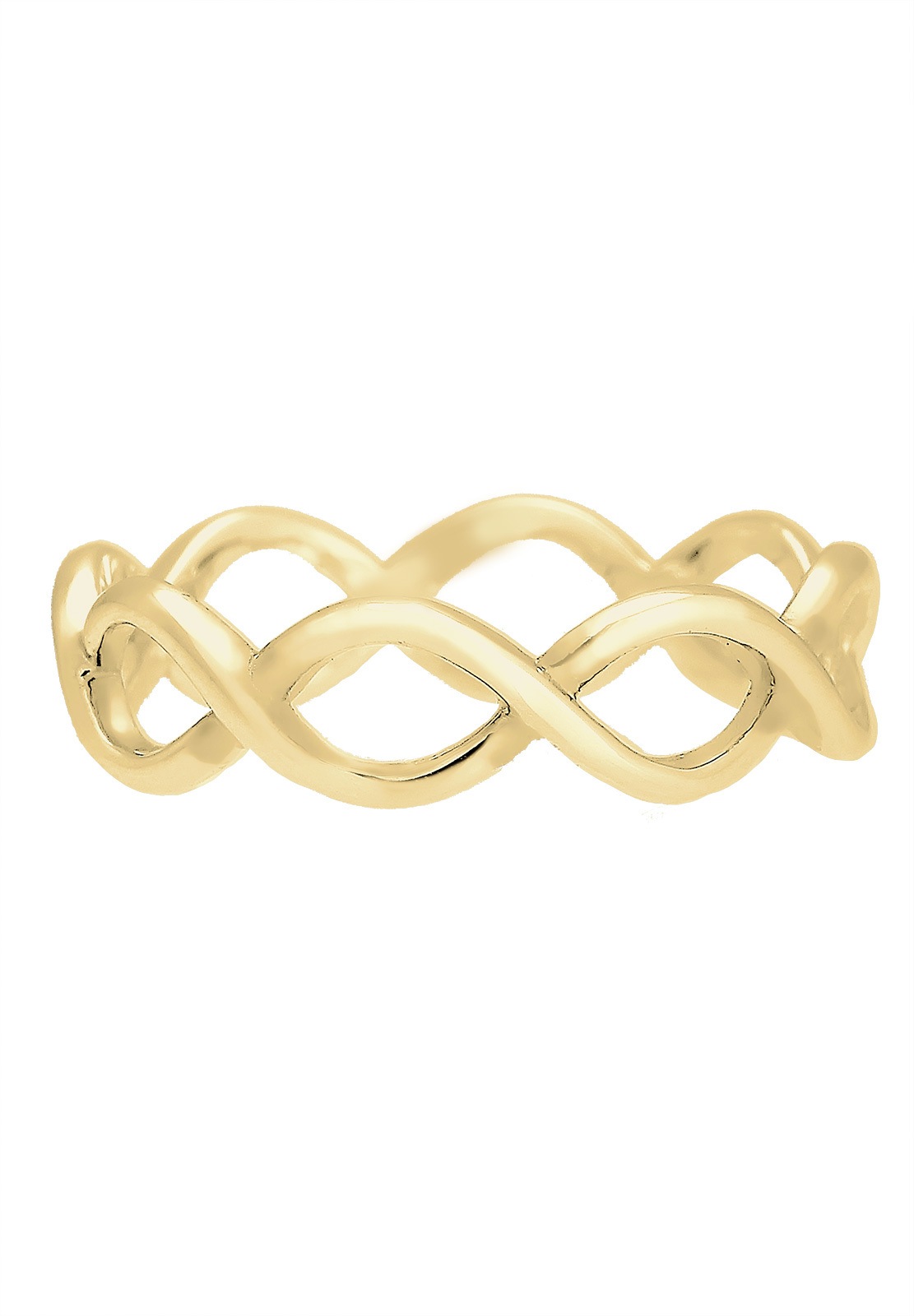 Elli Premium Fingerring »Infinity 375 Gelbgold«