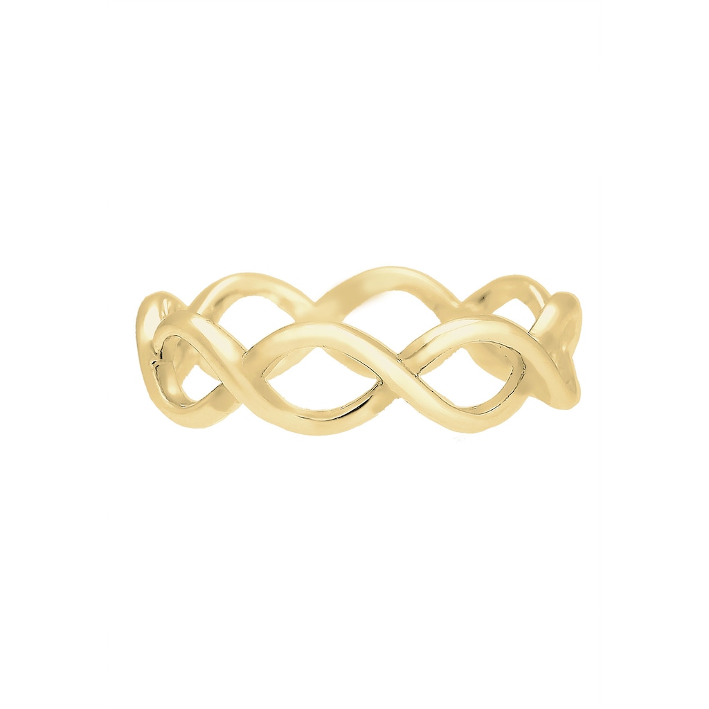 Elli Premium Fingerring »Infinity Trend 375 Gelbgold«