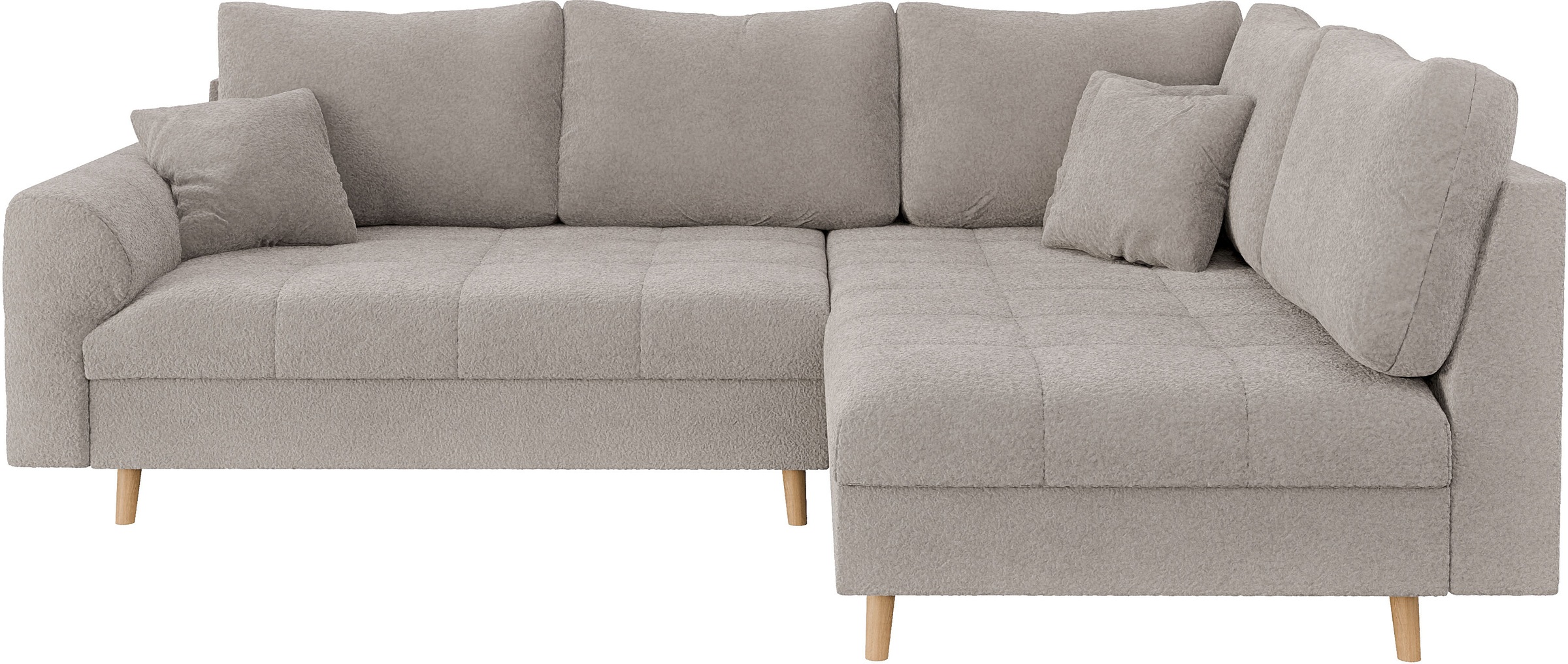 Home affaire Ecksofa "CHARRE L-Form mit Ottomane, Maße B/T/H: 231/161/81 cm günstig online kaufen