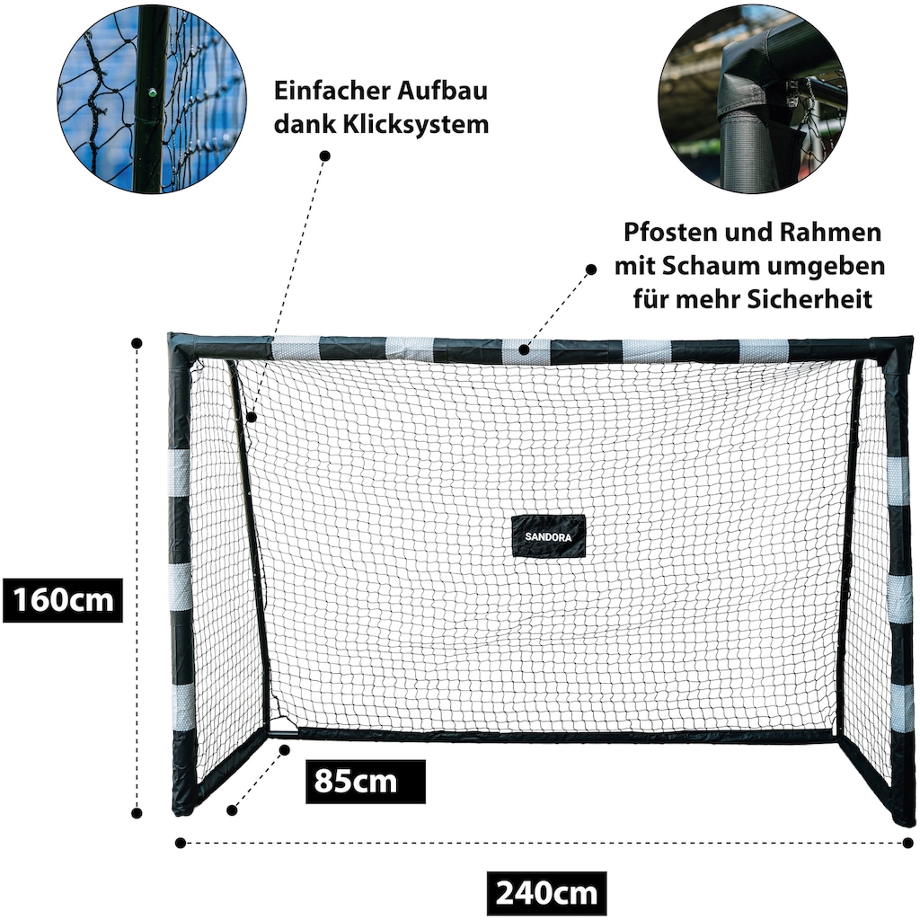 SANDORA Fußballtor »Hattrick L«