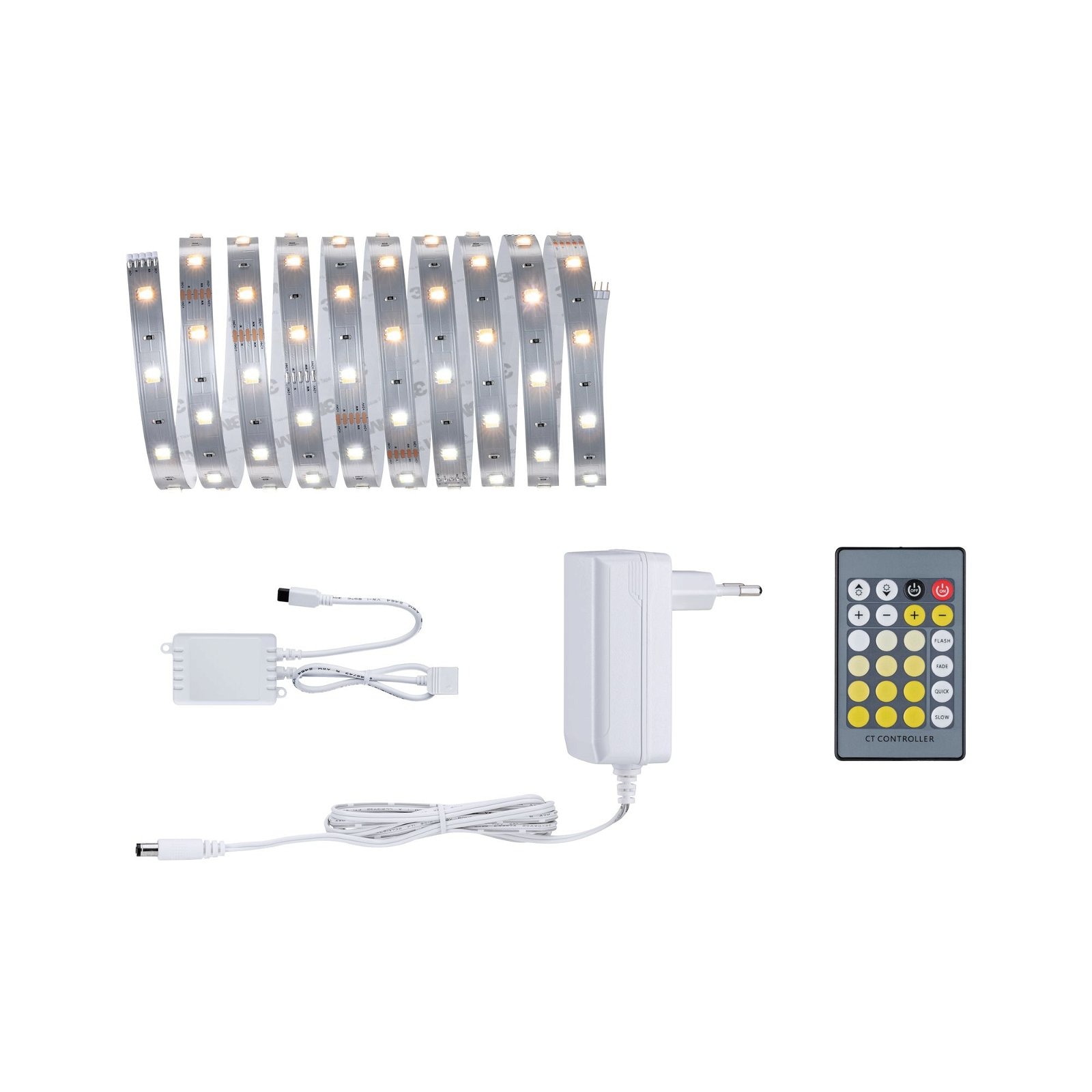 LED-Streifen »MaxLED 250 Basisset 3m IP20 2700-6500K 11W 230/24V 24VA Silber«, 1...