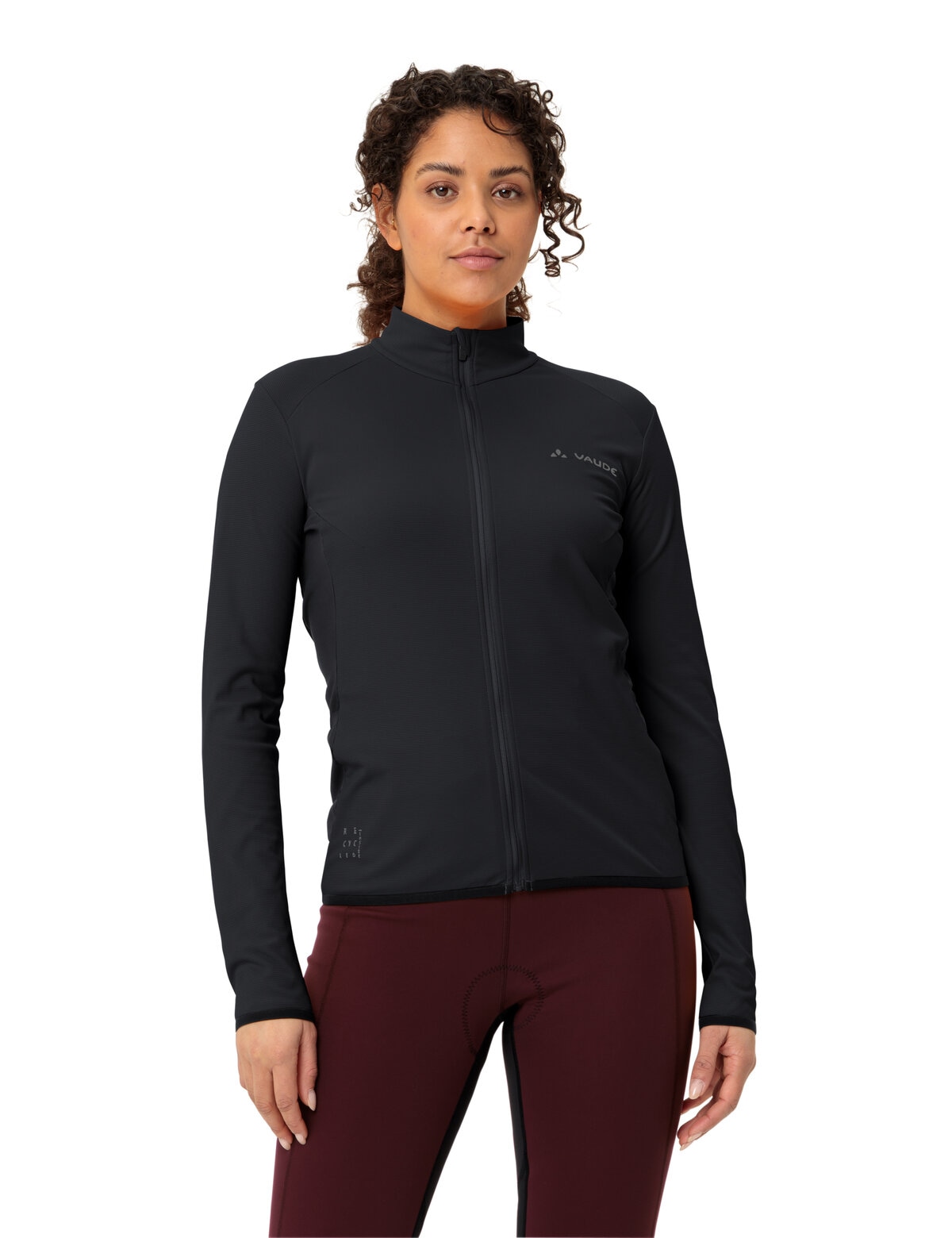 VAUDE Radtrikot "WOMENS MATERA LS TRICOT II" mit zwei offenen Rückentaschen, in weicher, stretchiger Qualität