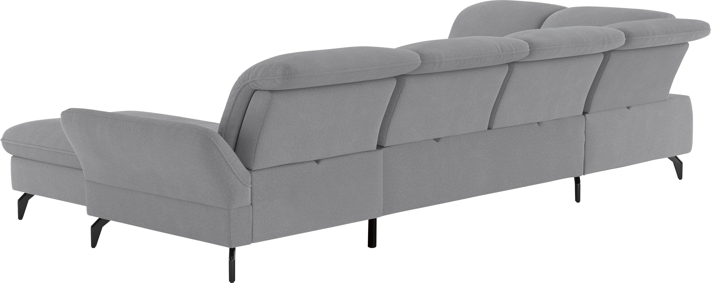 sit&more Wohnlandschaft »Leandro U-Form«, Wahlweise mit Bett-, Kopfteil - und Armlehnfunktion, sowie Bettkasten