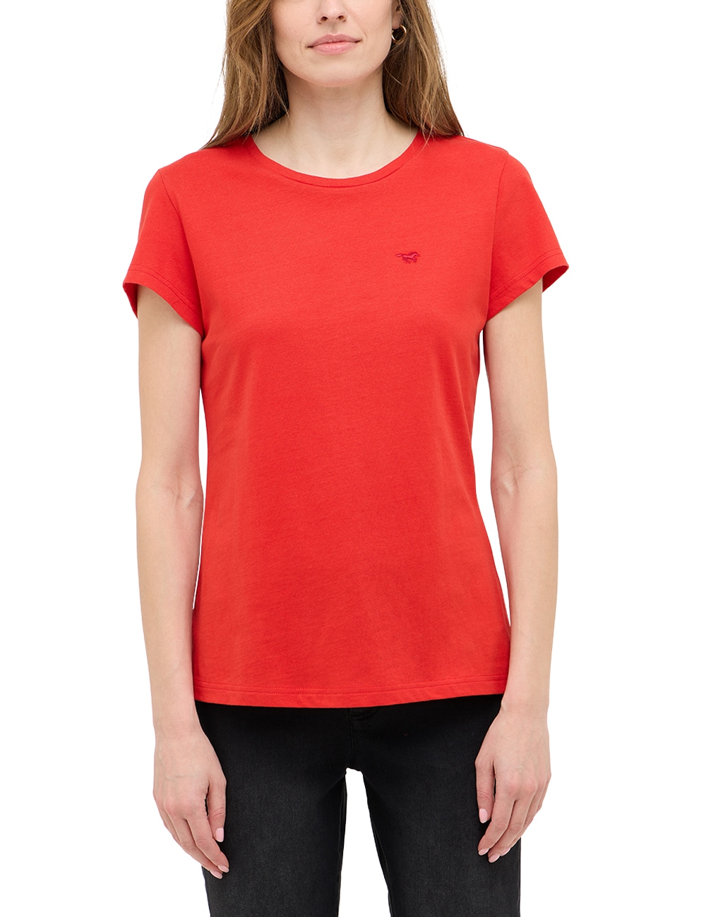 MUSTANG Kurzarmshirt "Damen Style Loa" günstig online kaufen