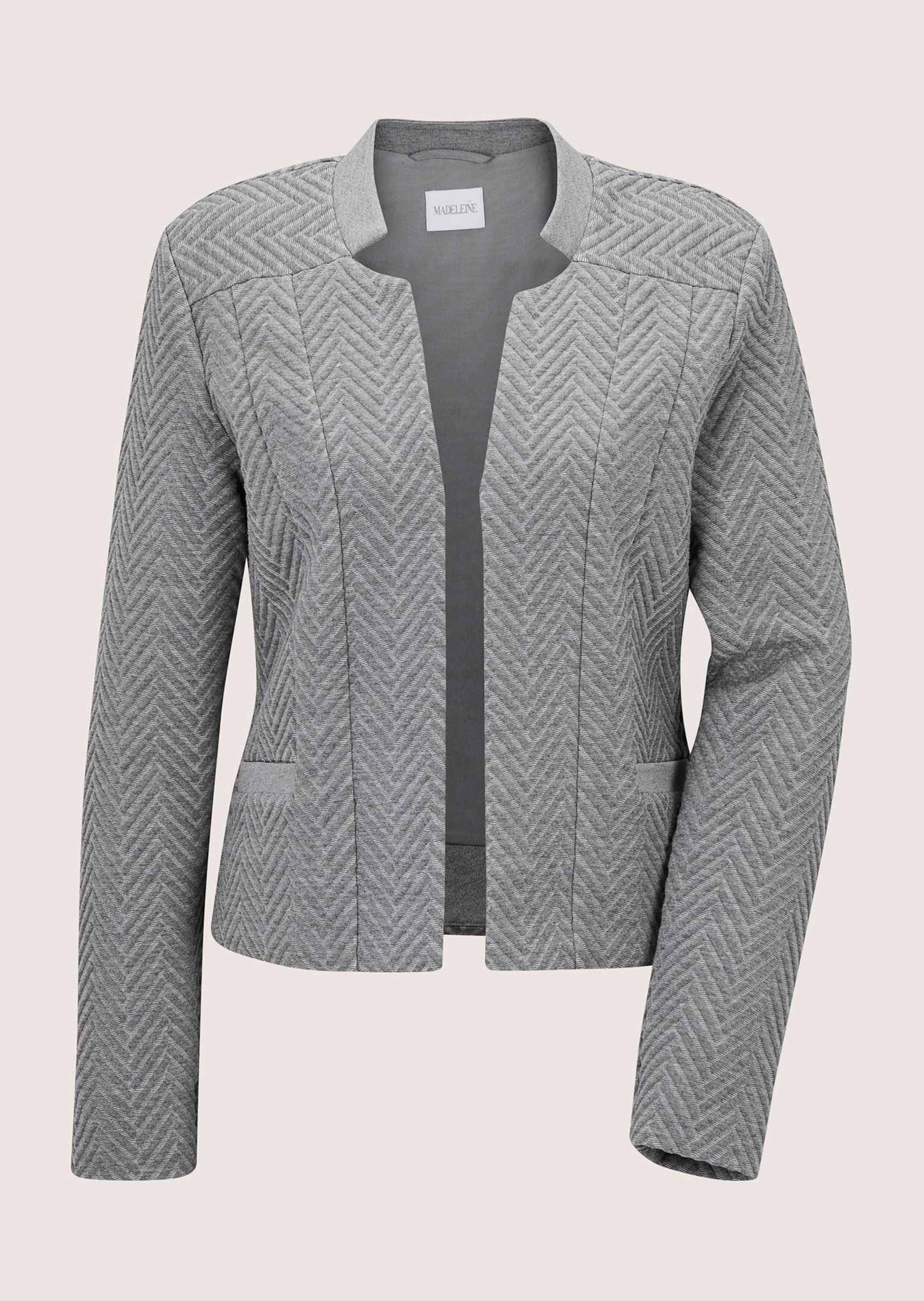 MADELEINE Jackenblazer "Kurzblazer Moderner Jerseyblazer in Melange-Optik" günstig online kaufen