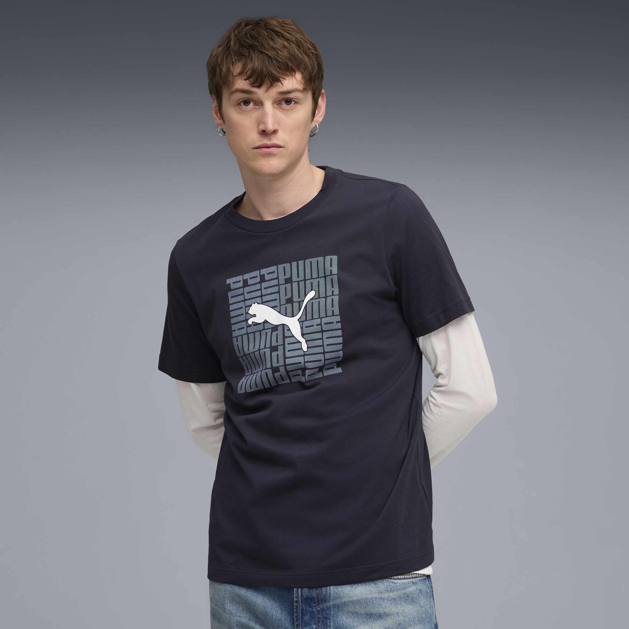 PUMA T-Shirt »Graphic Box T-Shirt Herren«