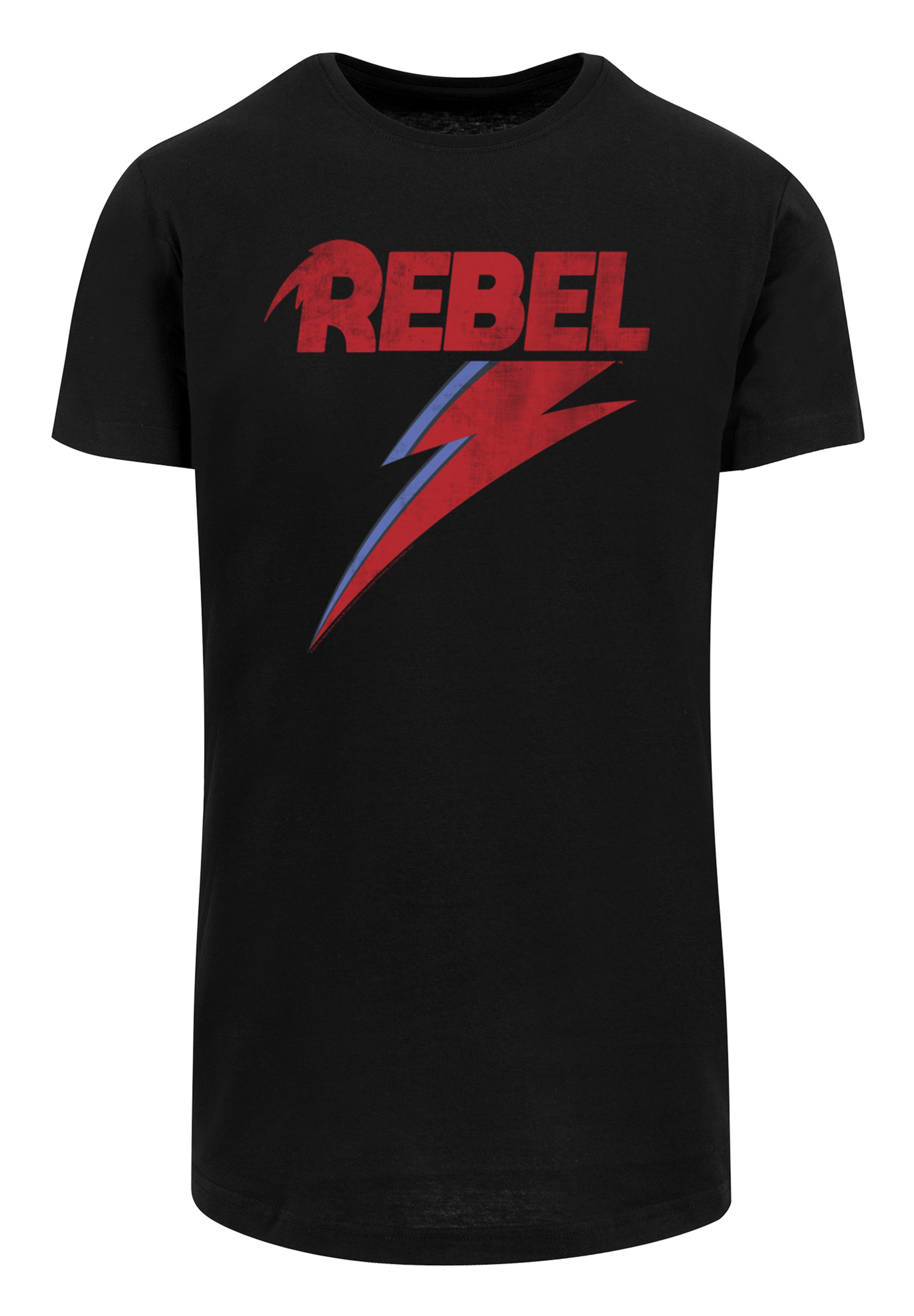 F4NT4STIC T-Shirt »David Bowie Distressed Rebel«, Print
