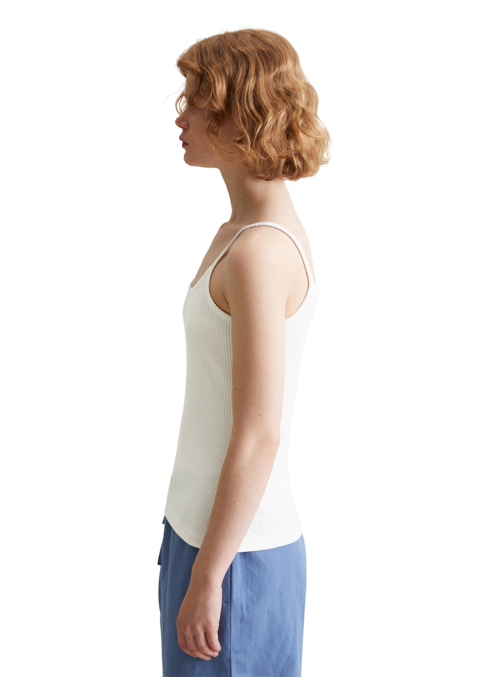Marc O'Polo DENIM T-Shirt »aus Rippjersey«